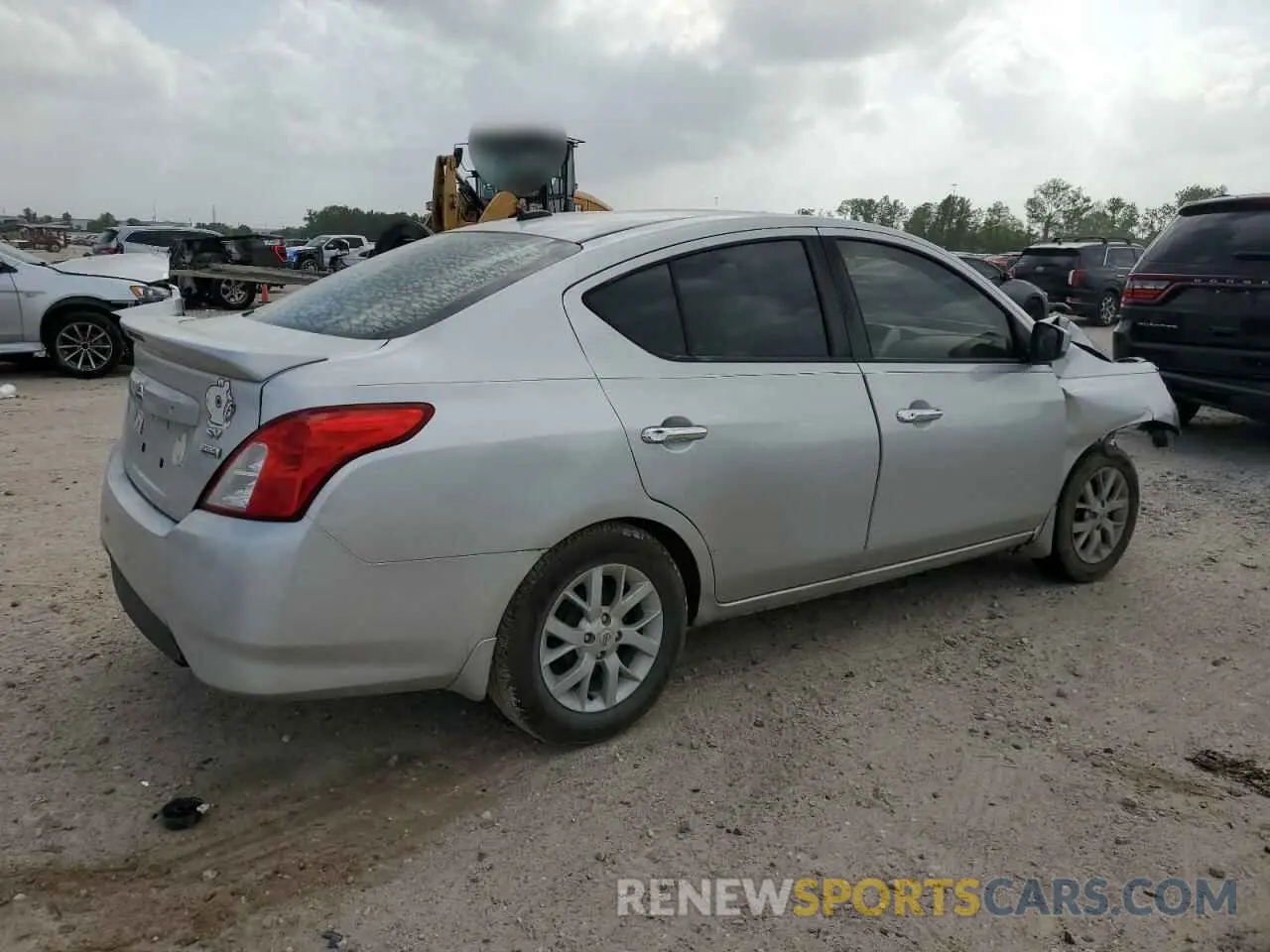 3 Photograph of a damaged car 3N1CN7AP7KL819275 NISSAN VERSA 2019