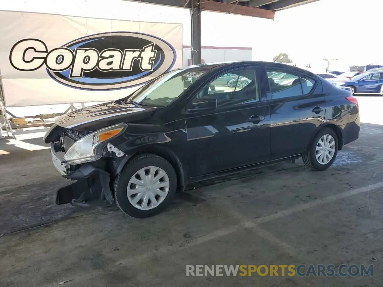 1 Photograph of a damaged car 3N1CN7AP7KL819468 NISSAN VERSA 2019