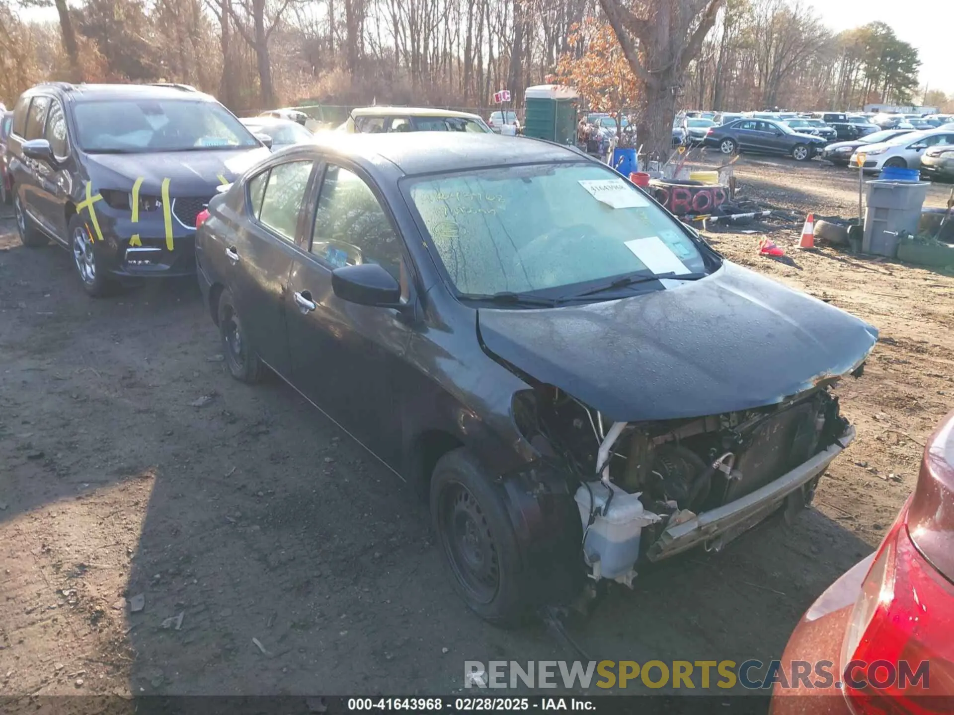 1 Photograph of a damaged car 3N1CN7AP7KL820572 NISSAN VERSA 2019