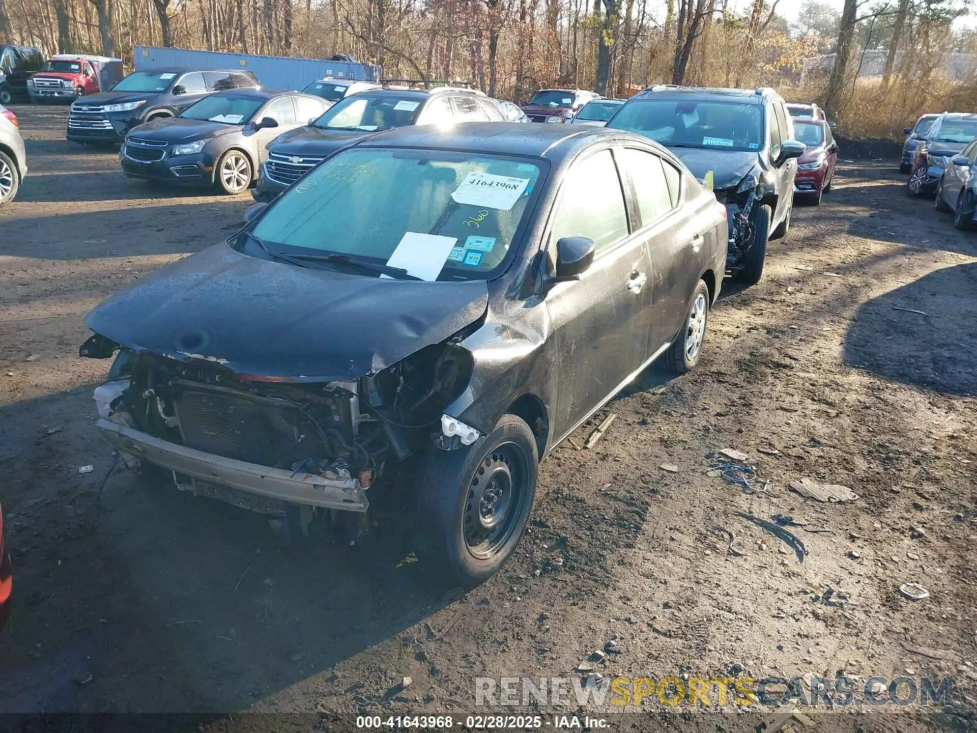 2 Photograph of a damaged car 3N1CN7AP7KL820572 NISSAN VERSA 2019