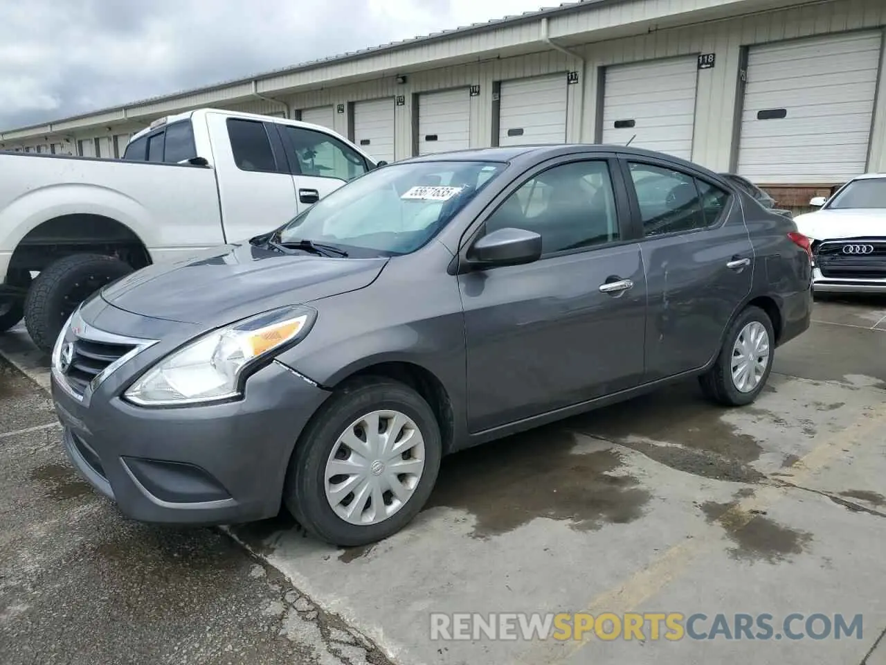 1 Photograph of a damaged car 3N1CN7AP7KL824914 NISSAN VERSA 2019