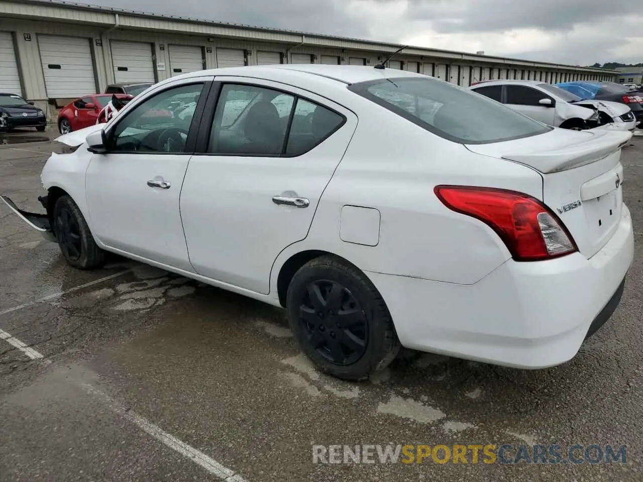 2 Photograph of a damaged car 3N1CN7AP7KL826291 NISSAN VERSA 2019