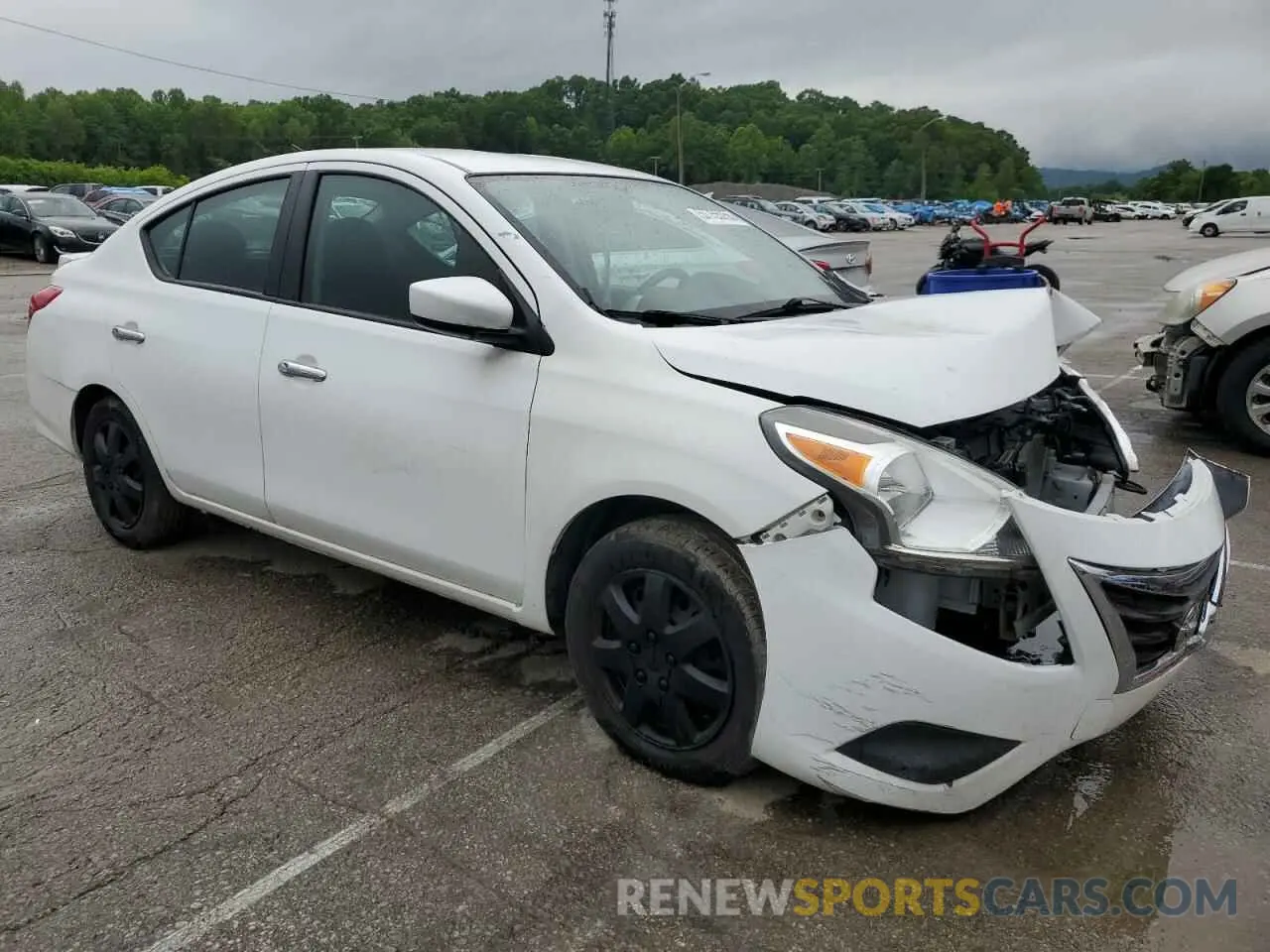 4 Photograph of a damaged car 3N1CN7AP7KL826291 NISSAN VERSA 2019