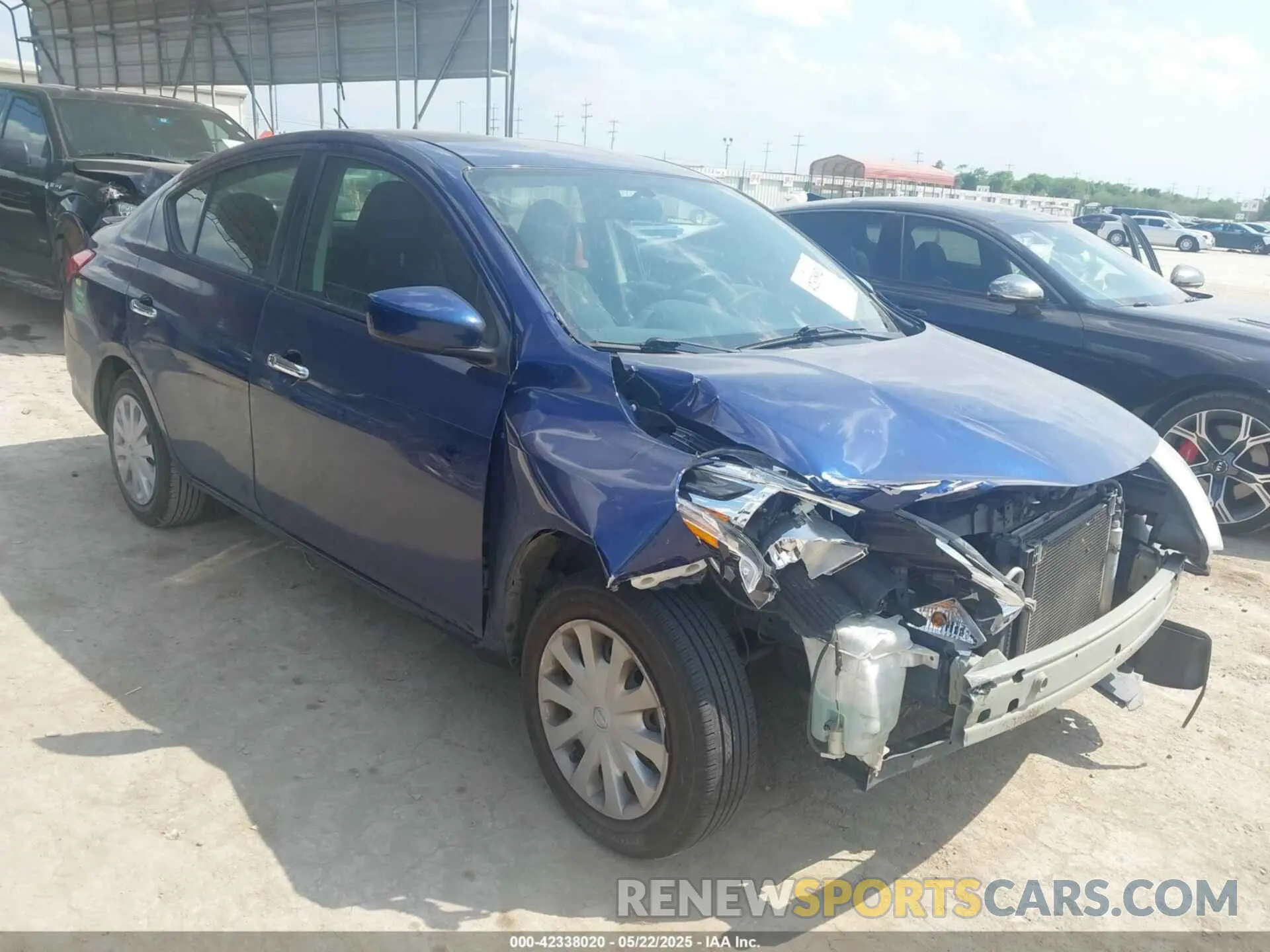 1 Photograph of a damaged car 3N1CN7AP7KL834794 NISSAN VERSA 2019