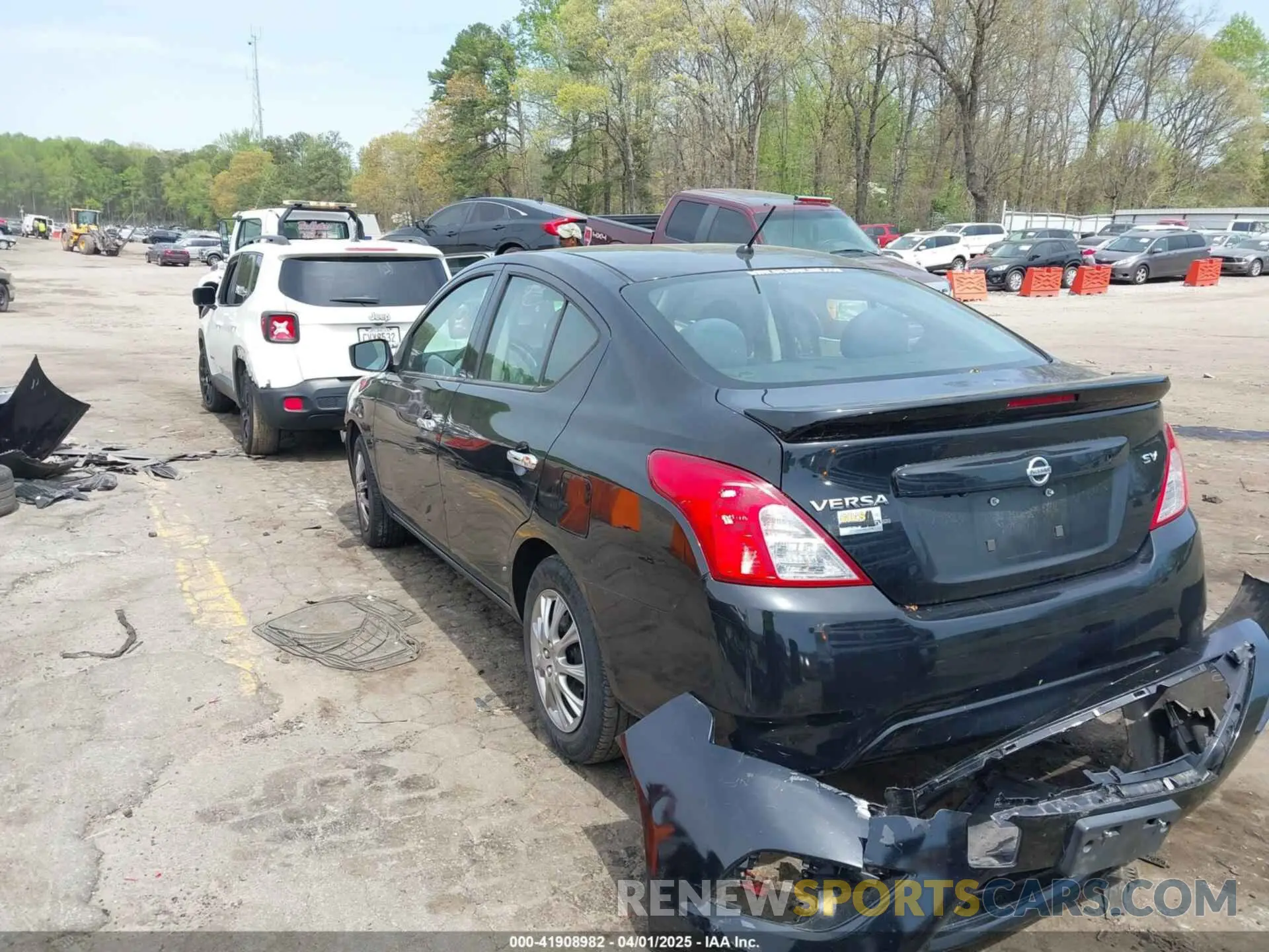 3 Photograph of a damaged car 3N1CN7AP7KL843429 NISSAN VERSA 2019