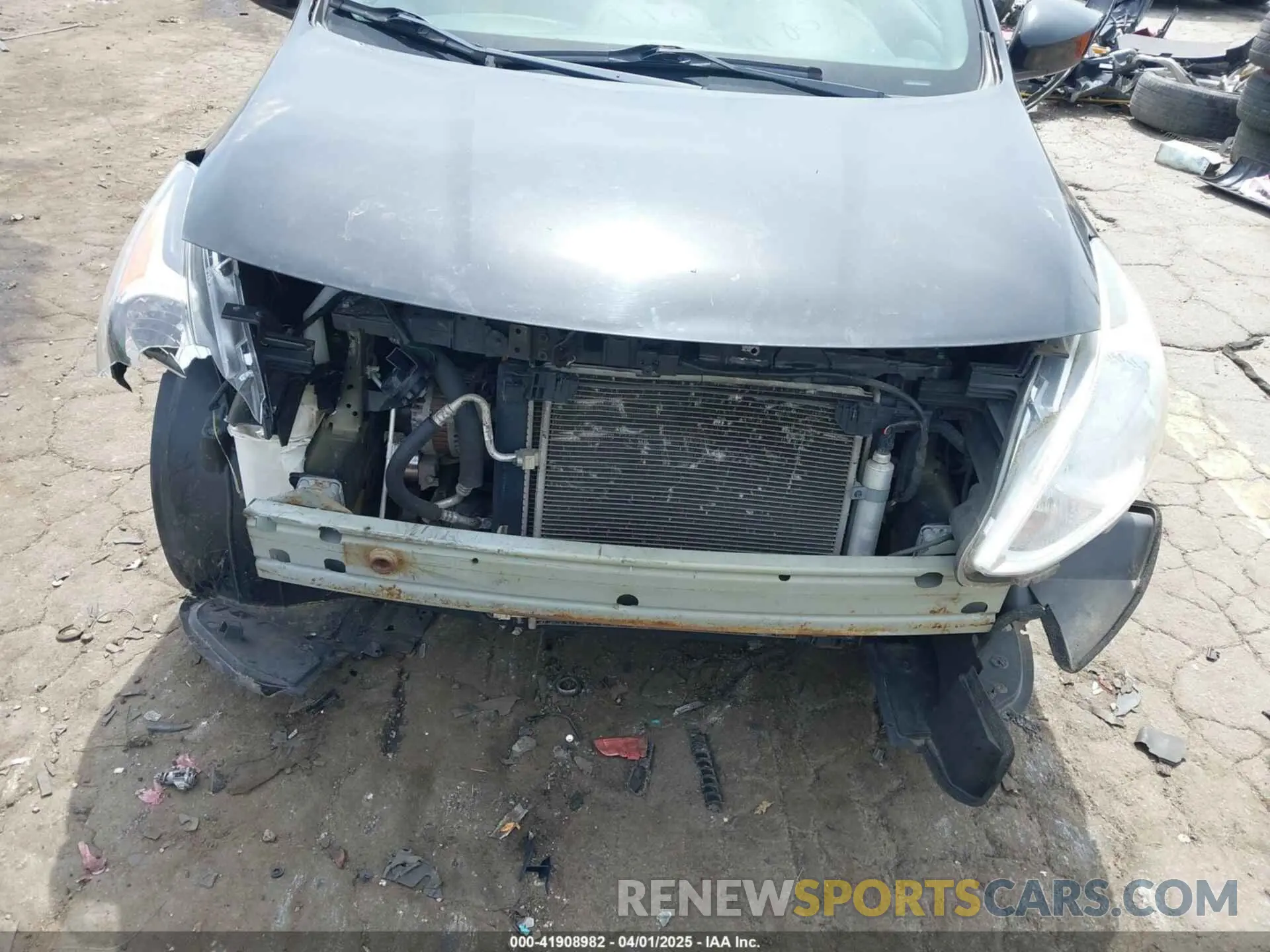 6 Photograph of a damaged car 3N1CN7AP7KL843429 NISSAN VERSA 2019