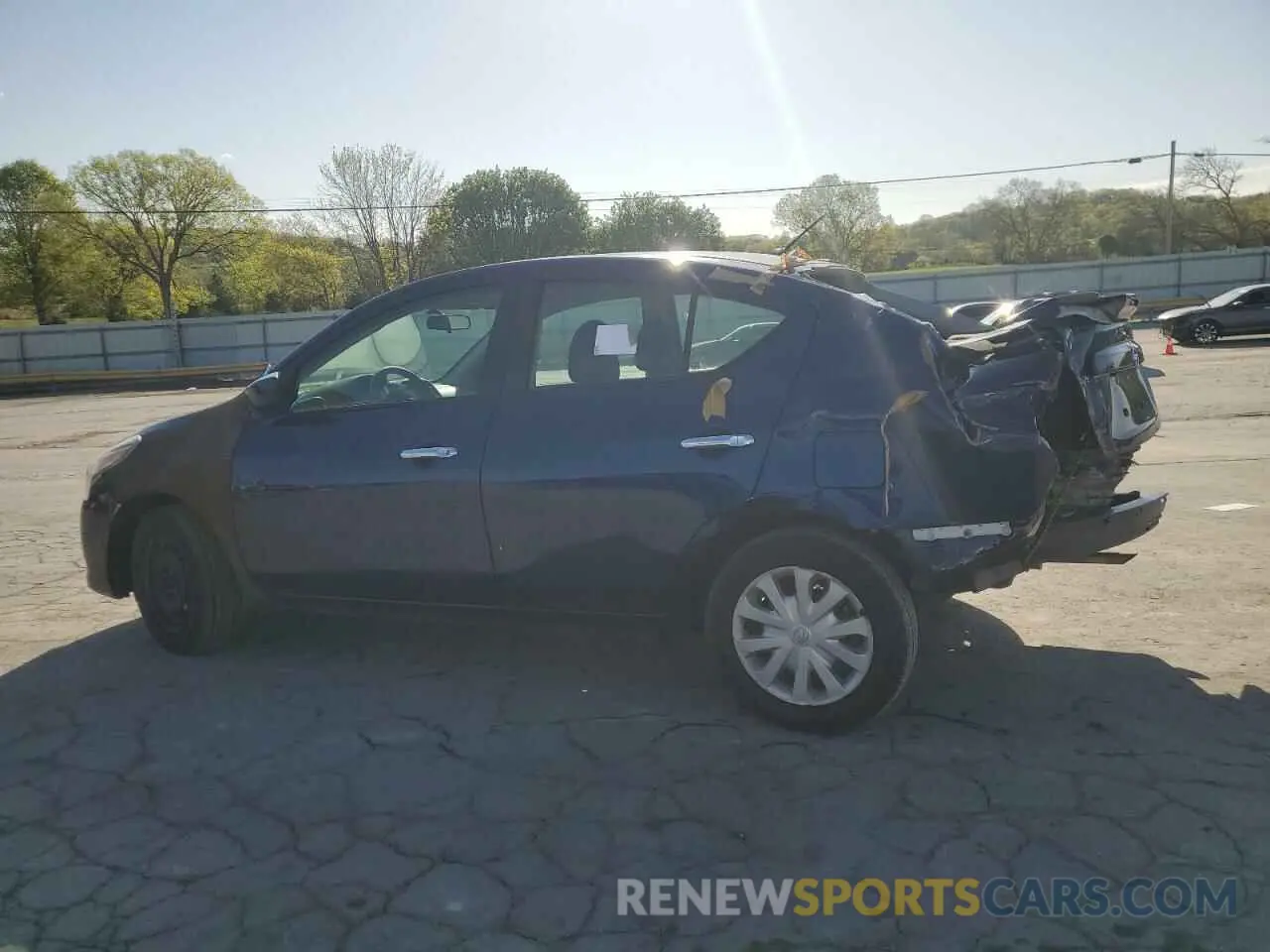 2 Photograph of a damaged car 3N1CN7AP7KL843835 NISSAN VERSA 2019