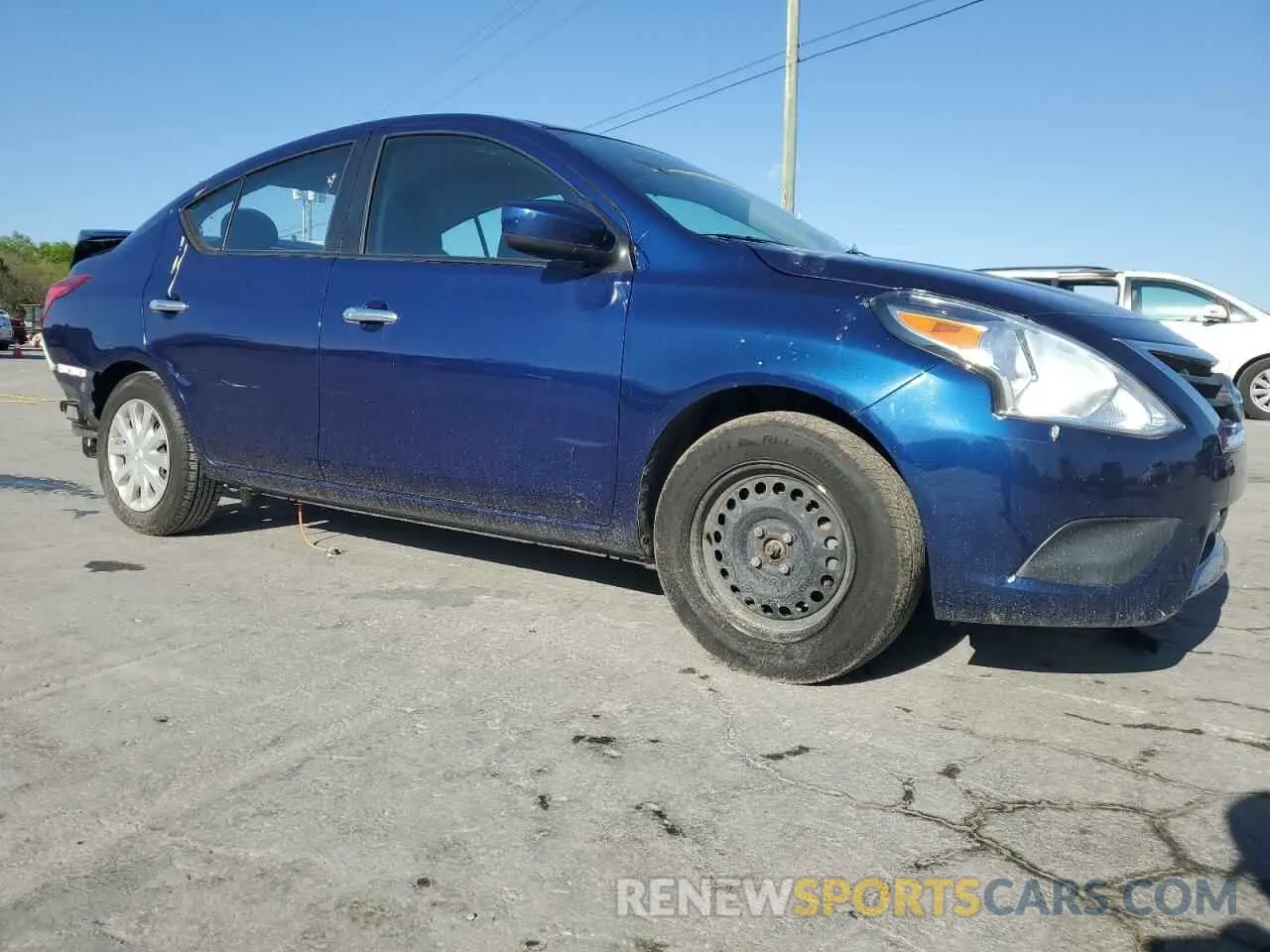4 Photograph of a damaged car 3N1CN7AP7KL843835 NISSAN VERSA 2019
