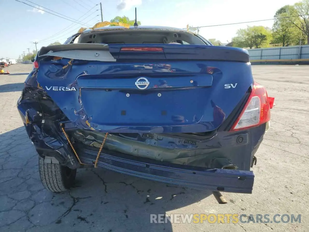 6 Photograph of a damaged car 3N1CN7AP7KL843835 NISSAN VERSA 2019