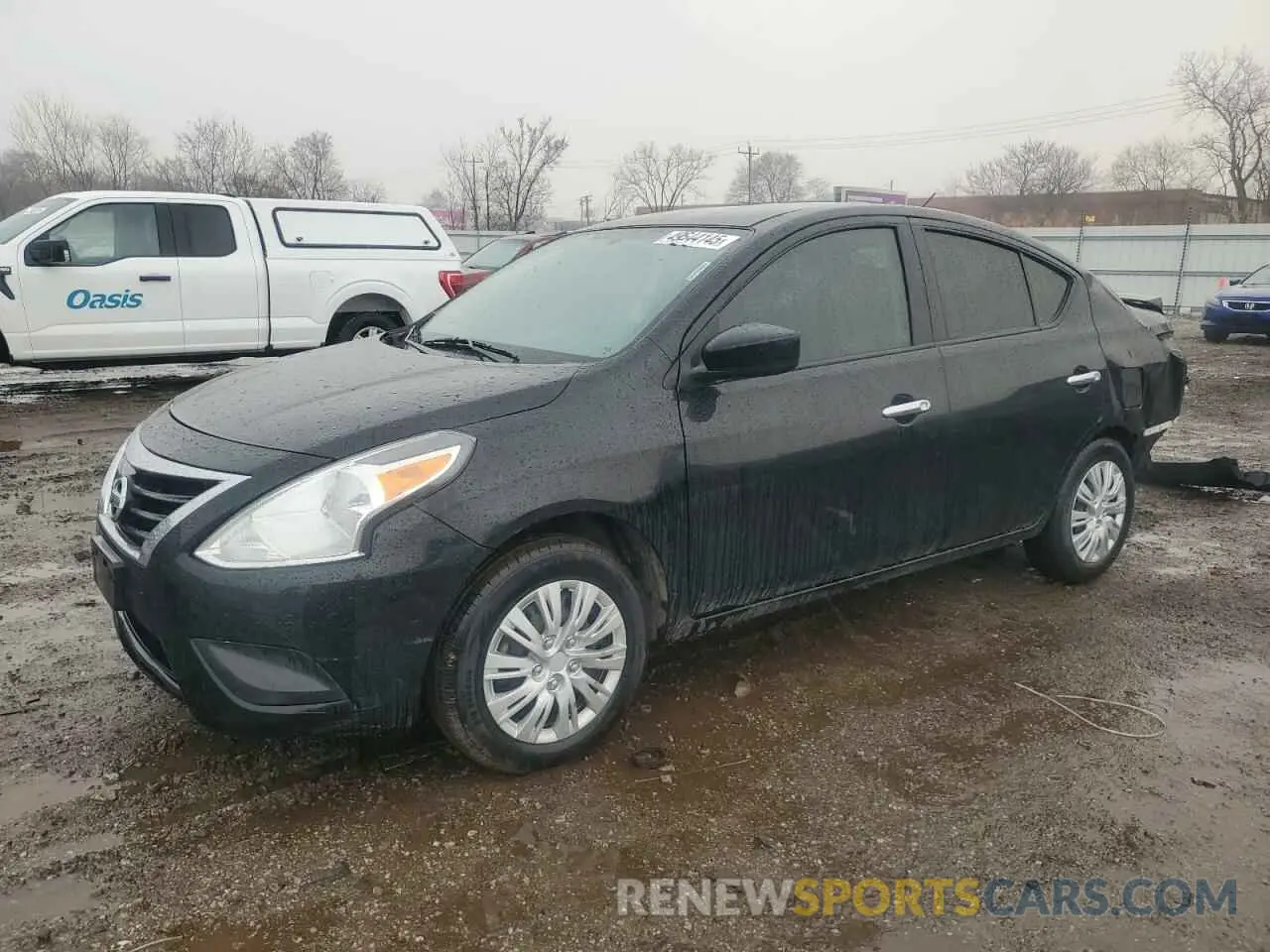 1 Photograph of a damaged car 3N1CN7AP7KL850882 NISSAN VERSA 2019