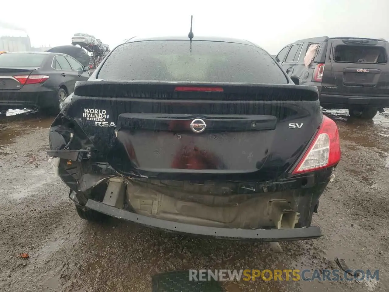 6 Photograph of a damaged car 3N1CN7AP7KL850882 NISSAN VERSA 2019