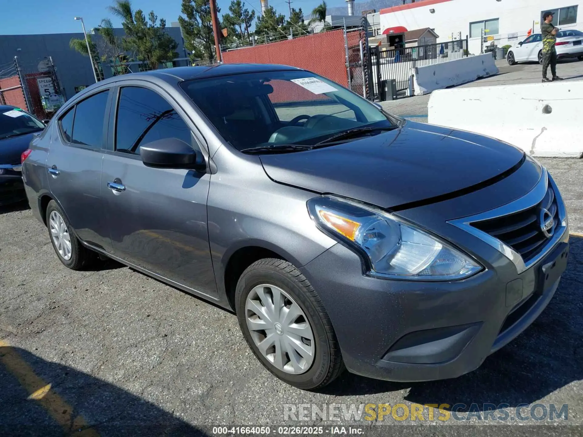 1 Photograph of a damaged car 3N1CN7AP7KL851465 NISSAN VERSA 2019