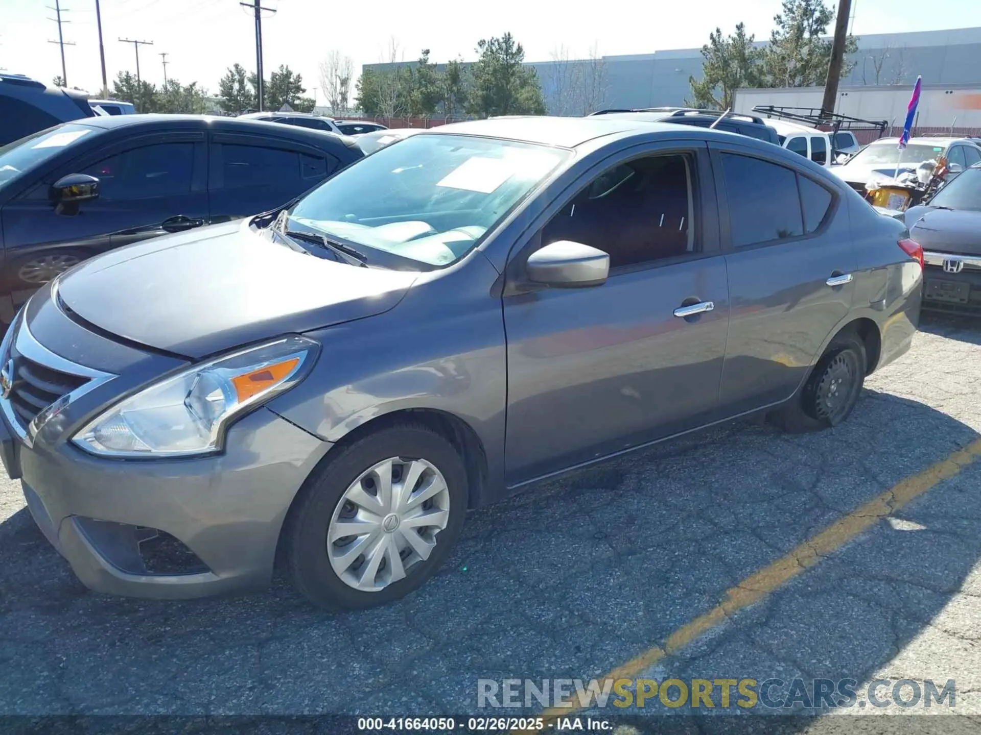 2 Photograph of a damaged car 3N1CN7AP7KL851465 NISSAN VERSA 2019