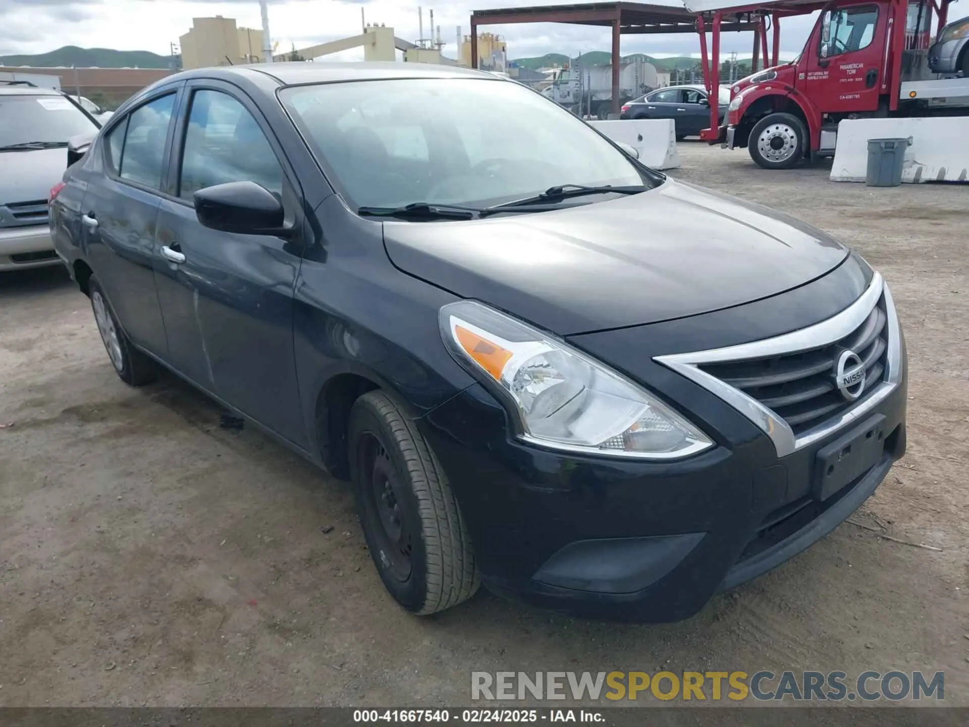 1 Photograph of a damaged car 3N1CN7AP7KL863051 NISSAN VERSA 2019