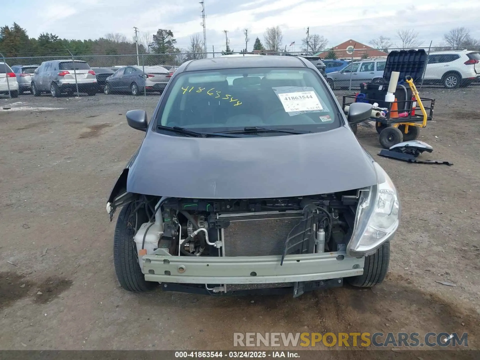 13 Photograph of a damaged car 3N1CN7AP7KL863891 NISSAN VERSA 2019