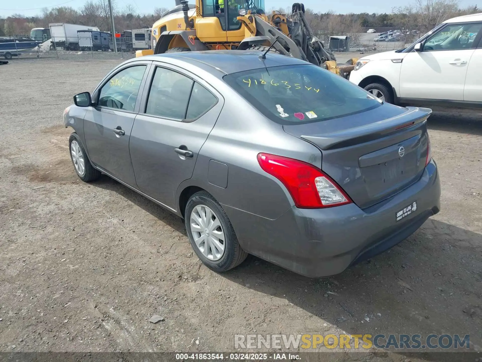 3 Photograph of a damaged car 3N1CN7AP7KL863891 NISSAN VERSA 2019