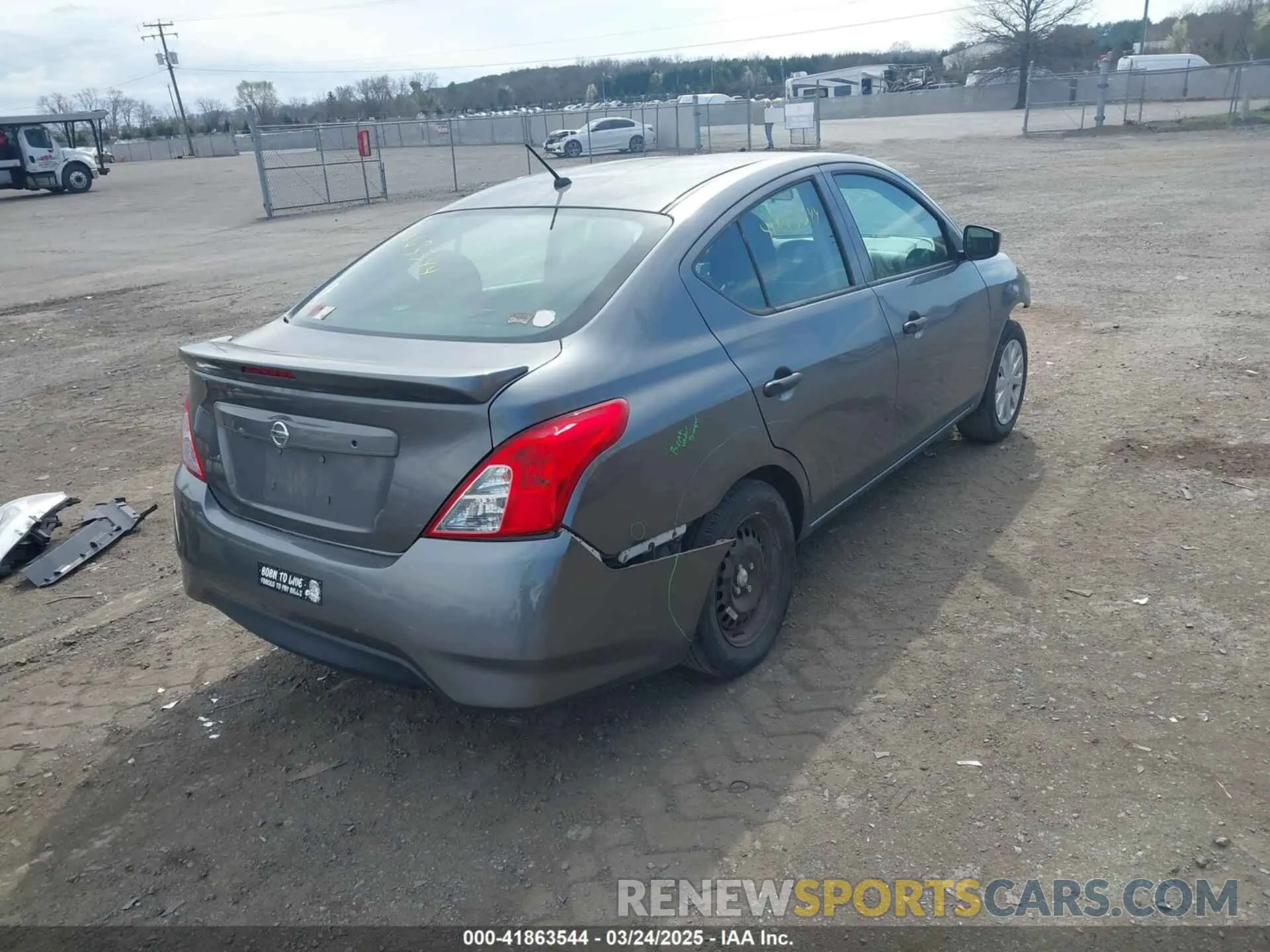 4 Photograph of a damaged car 3N1CN7AP7KL863891 NISSAN VERSA 2019