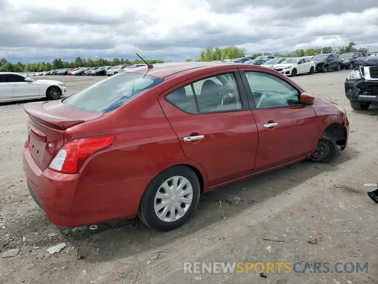 3 Photograph of a damaged car 3N1CN7AP7KL864362 NISSAN VERSA 2019