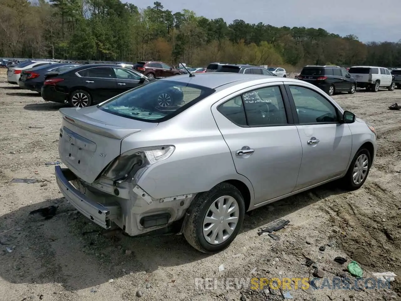 3 Photograph of a damaged car 3N1CN7AP7KL865544 NISSAN VERSA 2019