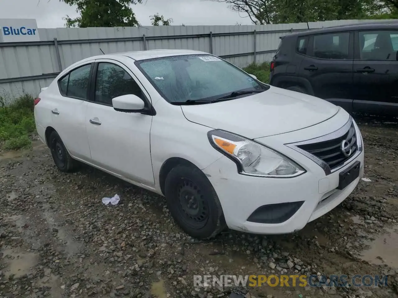 4 Photograph of a damaged car 3N1CN7AP7KL868072 NISSAN VERSA 2019