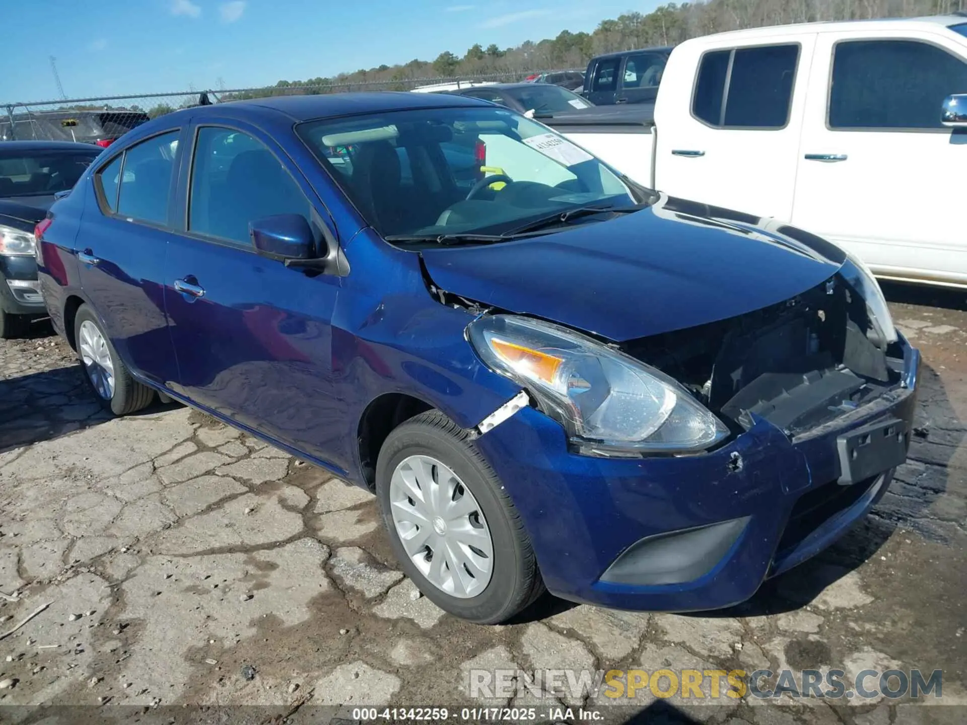 1 Photograph of a damaged car 3N1CN7AP7KL875751 NISSAN VERSA 2019