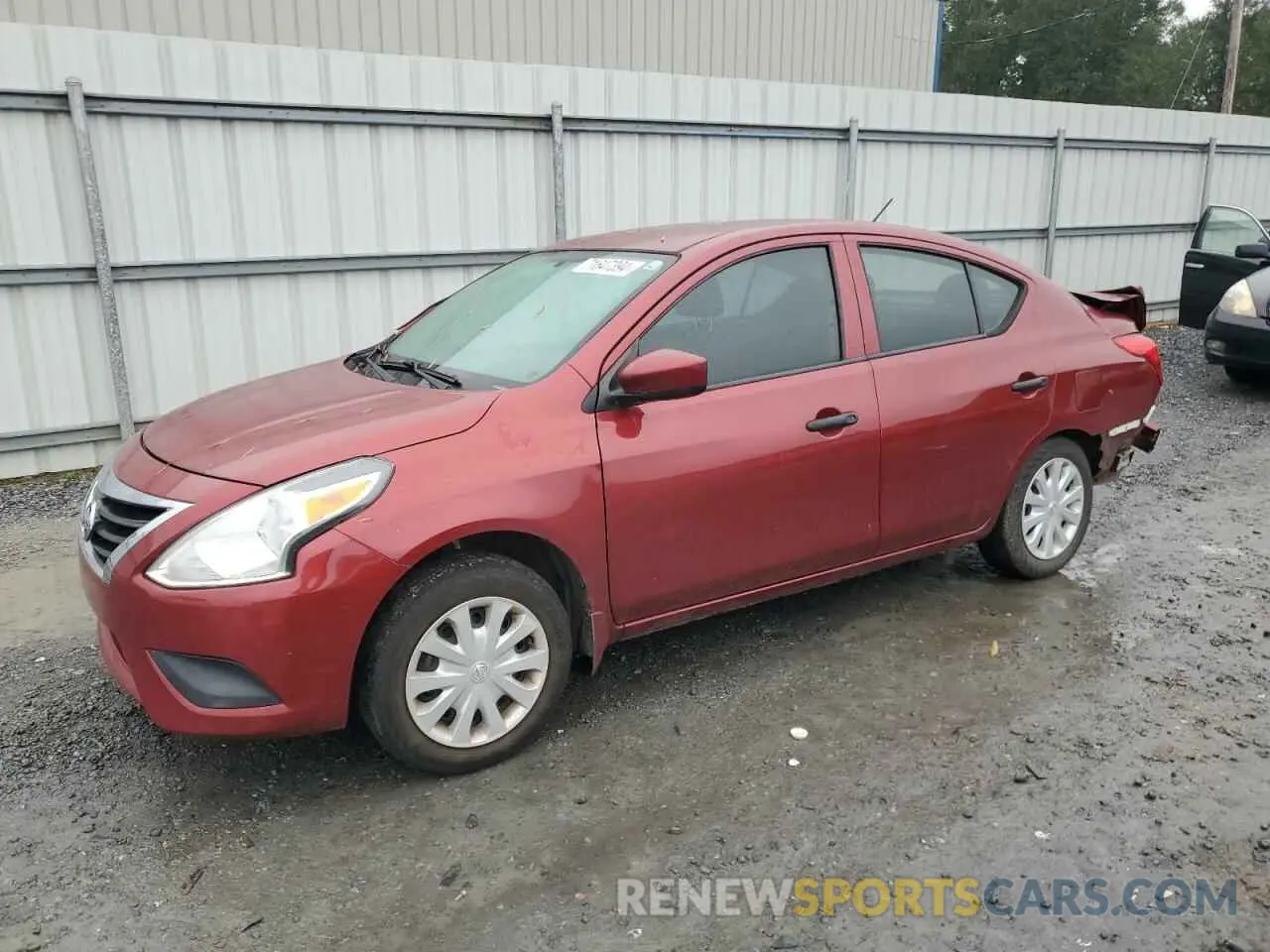 1 Photograph of a damaged car 3N1CN7AP7KL875796 NISSAN VERSA 2019