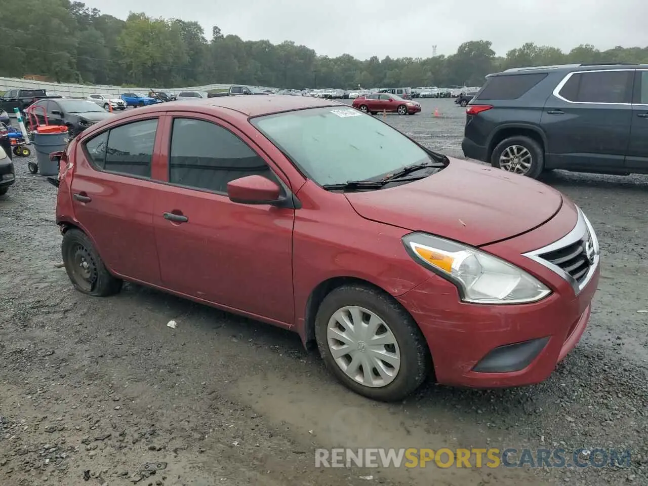 4 Photograph of a damaged car 3N1CN7AP7KL875796 NISSAN VERSA 2019