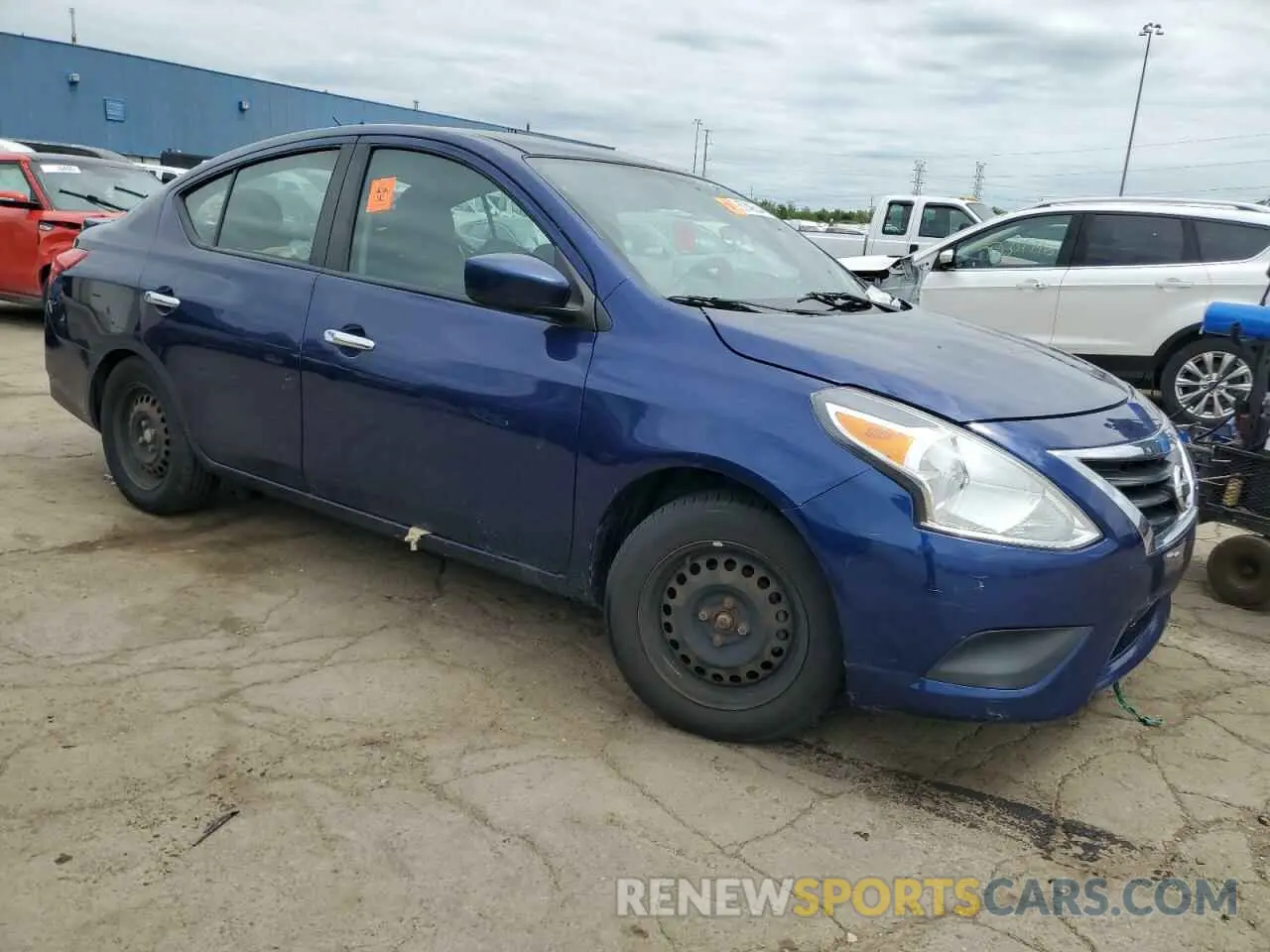 4 Photograph of a damaged car 3N1CN7AP7KL878228 NISSAN VERSA 2019