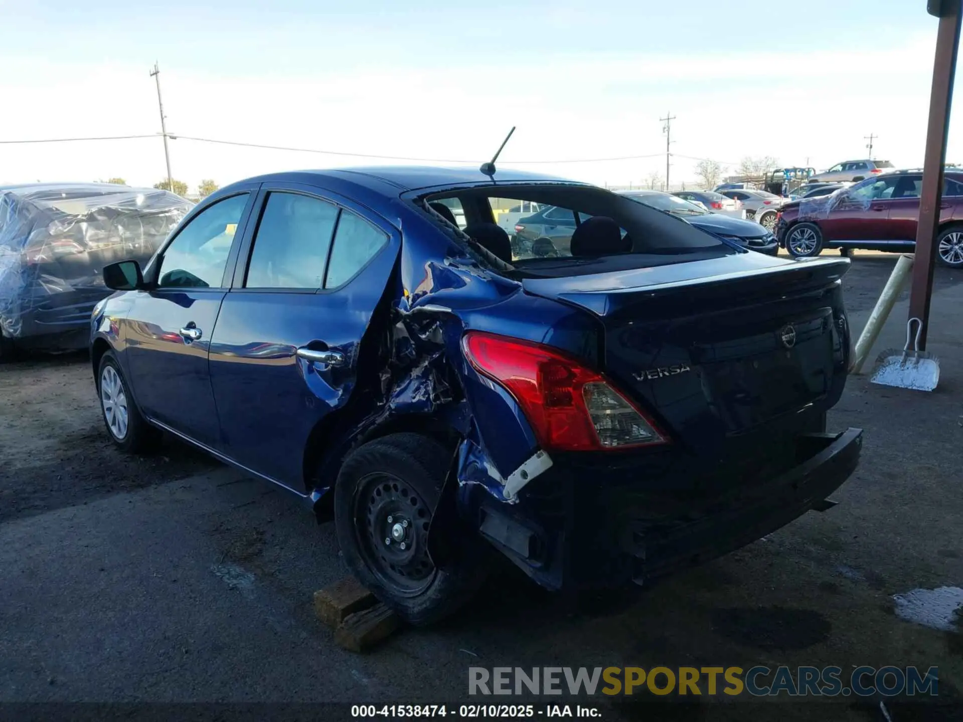 6 Photograph of a damaged car 3N1CN7AP8KL807538 NISSAN VERSA 2019