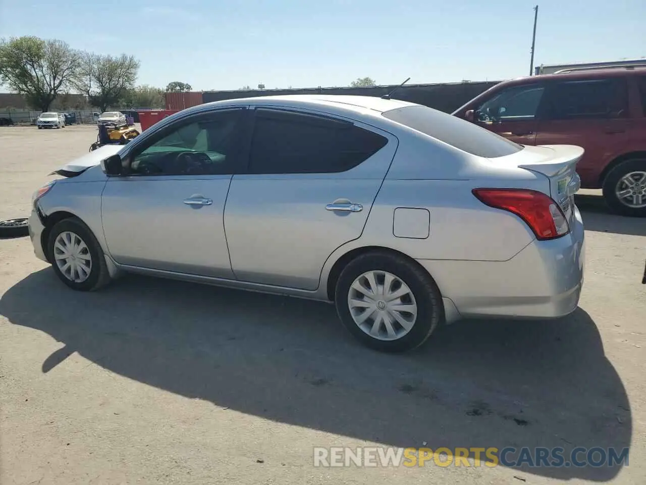 2 Photograph of a damaged car 3N1CN7AP8KL808043 NISSAN VERSA 2019