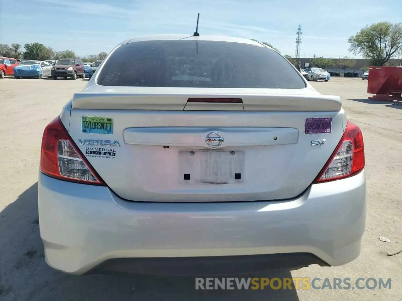 6 Photograph of a damaged car 3N1CN7AP8KL808043 NISSAN VERSA 2019