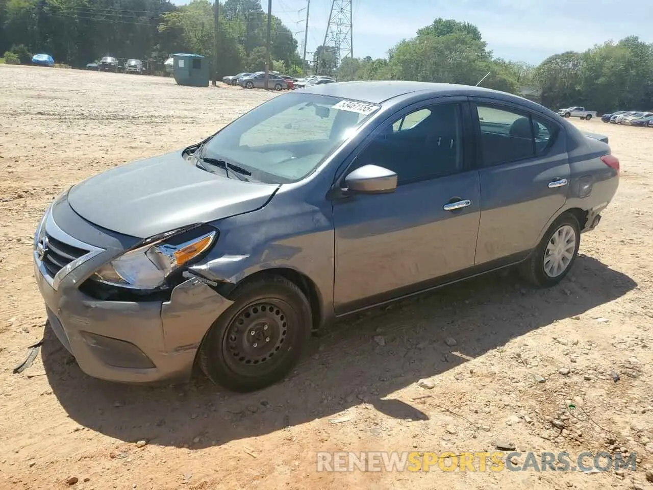 1 Photograph of a damaged car 3N1CN7AP8KL815526 NISSAN VERSA 2019
