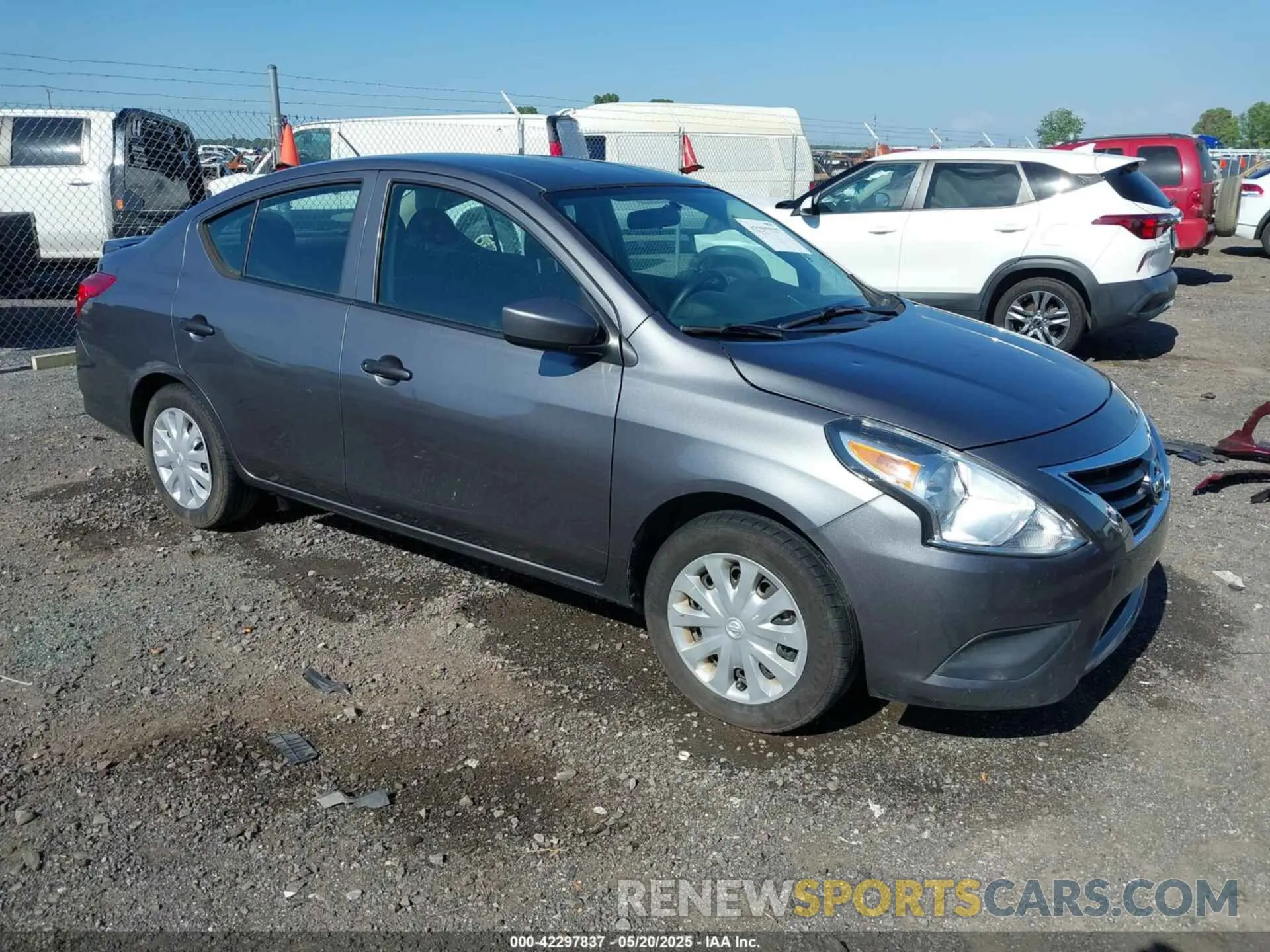 1 Photograph of a damaged car 3N1CN7AP8KL820631 NISSAN VERSA 2019
