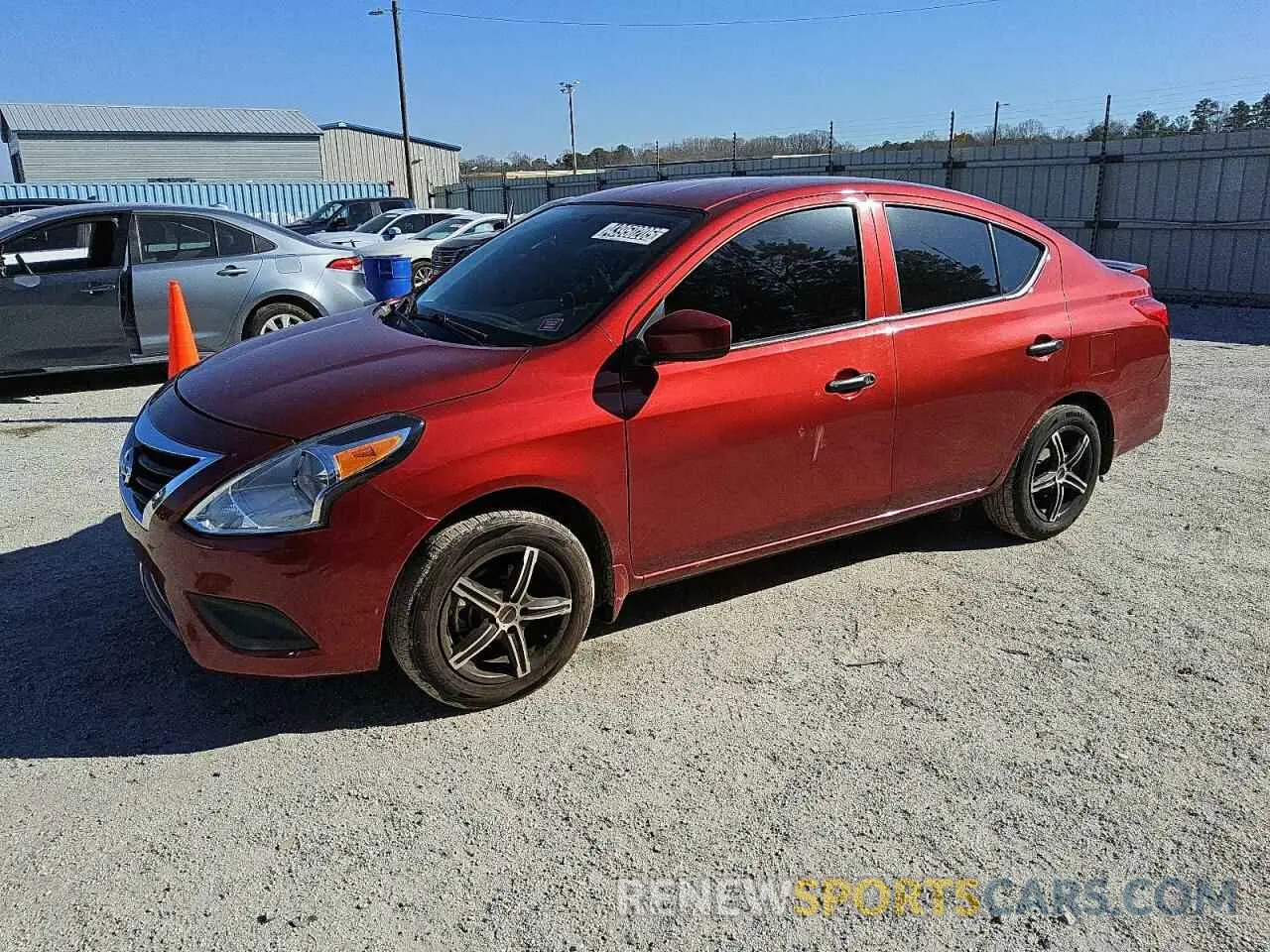 1 Photograph of a damaged car 3N1CN7AP8KL823206 NISSAN VERSA 2019