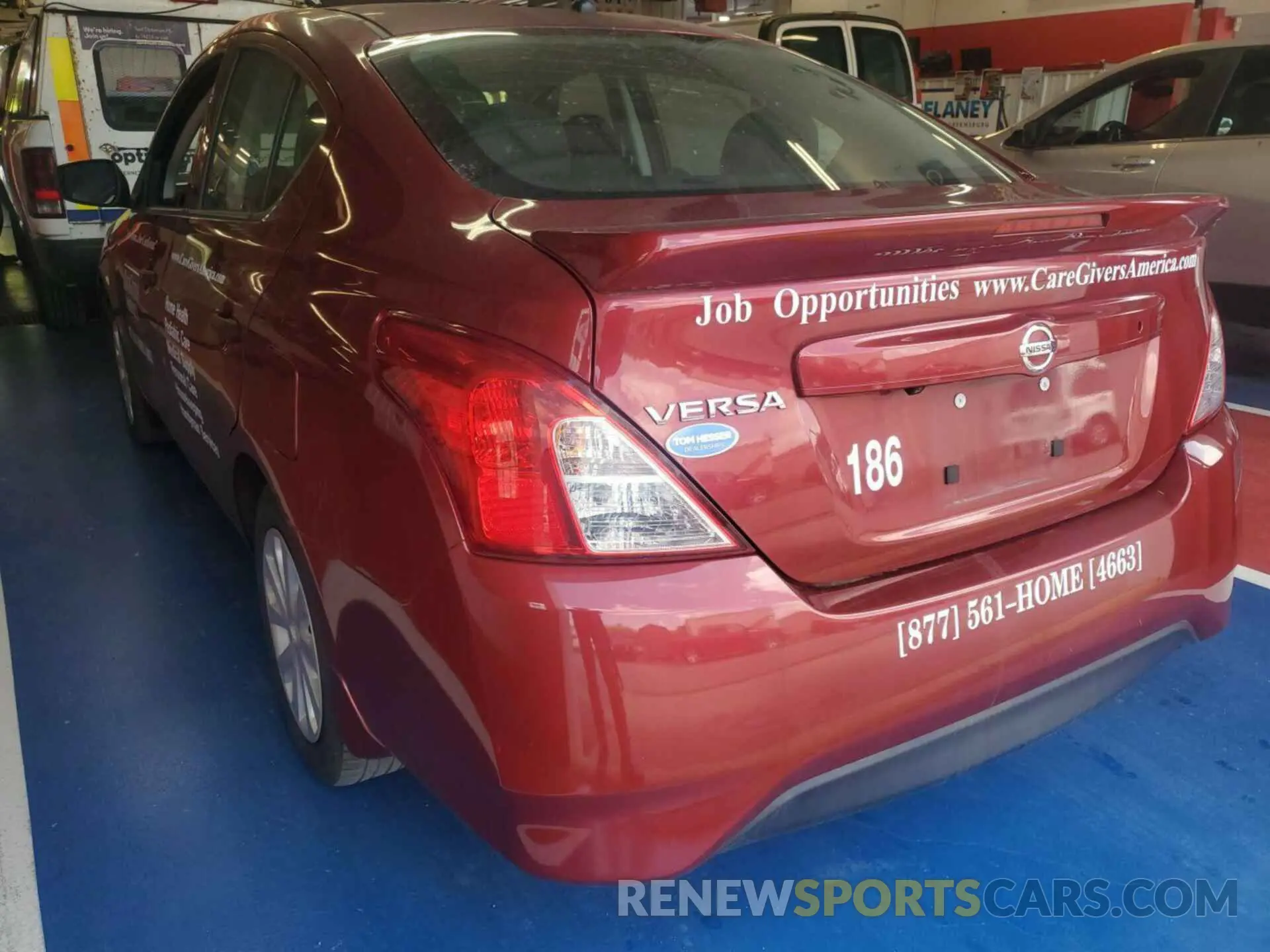 1 Photograph of a damaged car 3N1CN7AP8KL823951 NISSAN VERSA 2019
