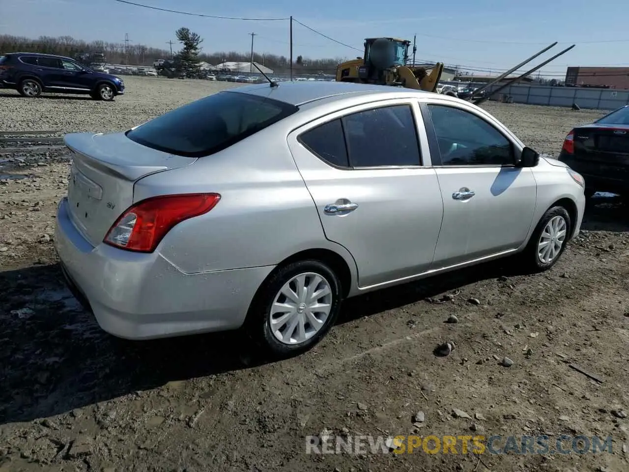 3 Photograph of a damaged car 3N1CN7AP8KL825053 NISSAN VERSA 2019