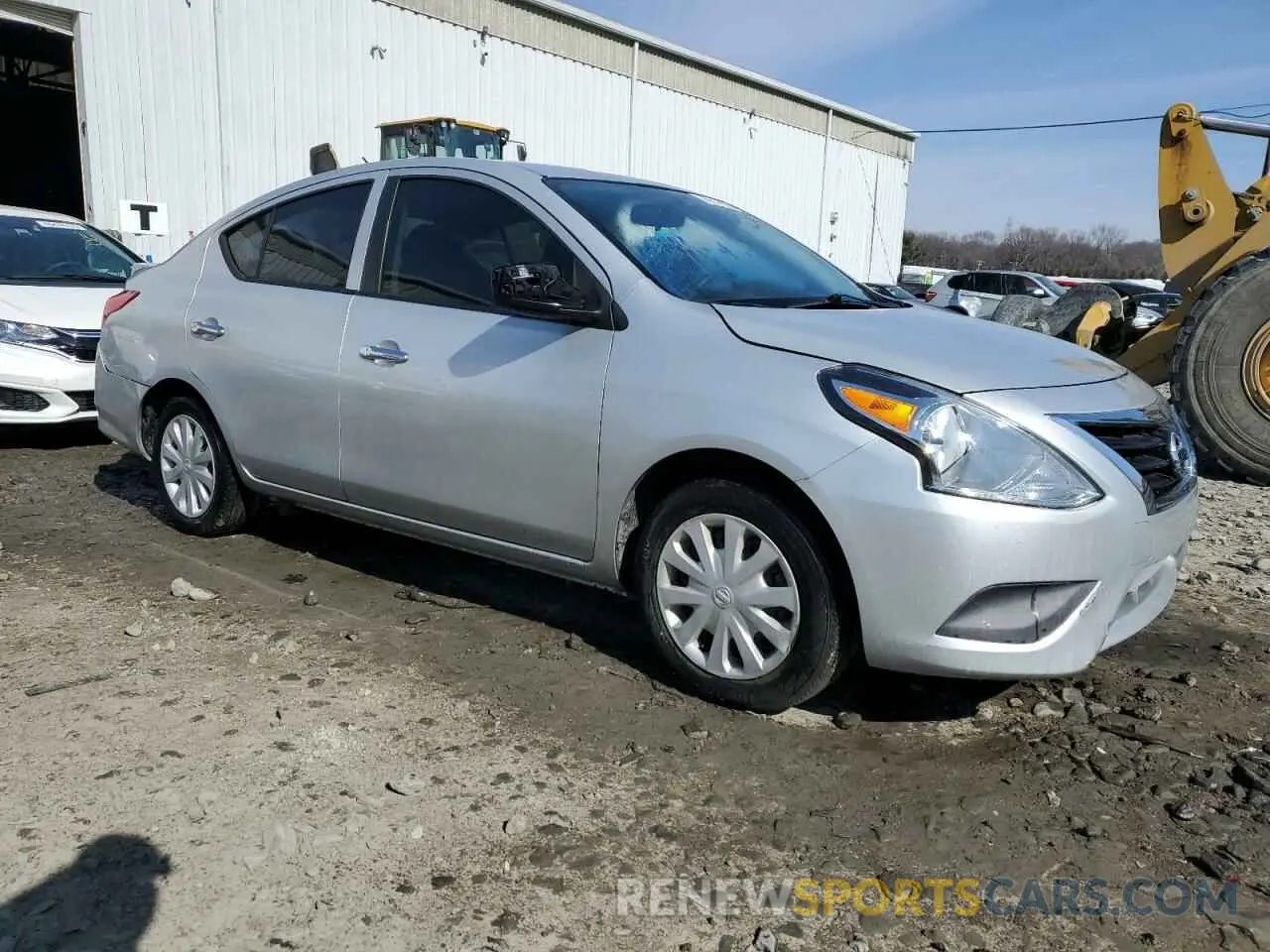 4 Photograph of a damaged car 3N1CN7AP8KL825053 NISSAN VERSA 2019