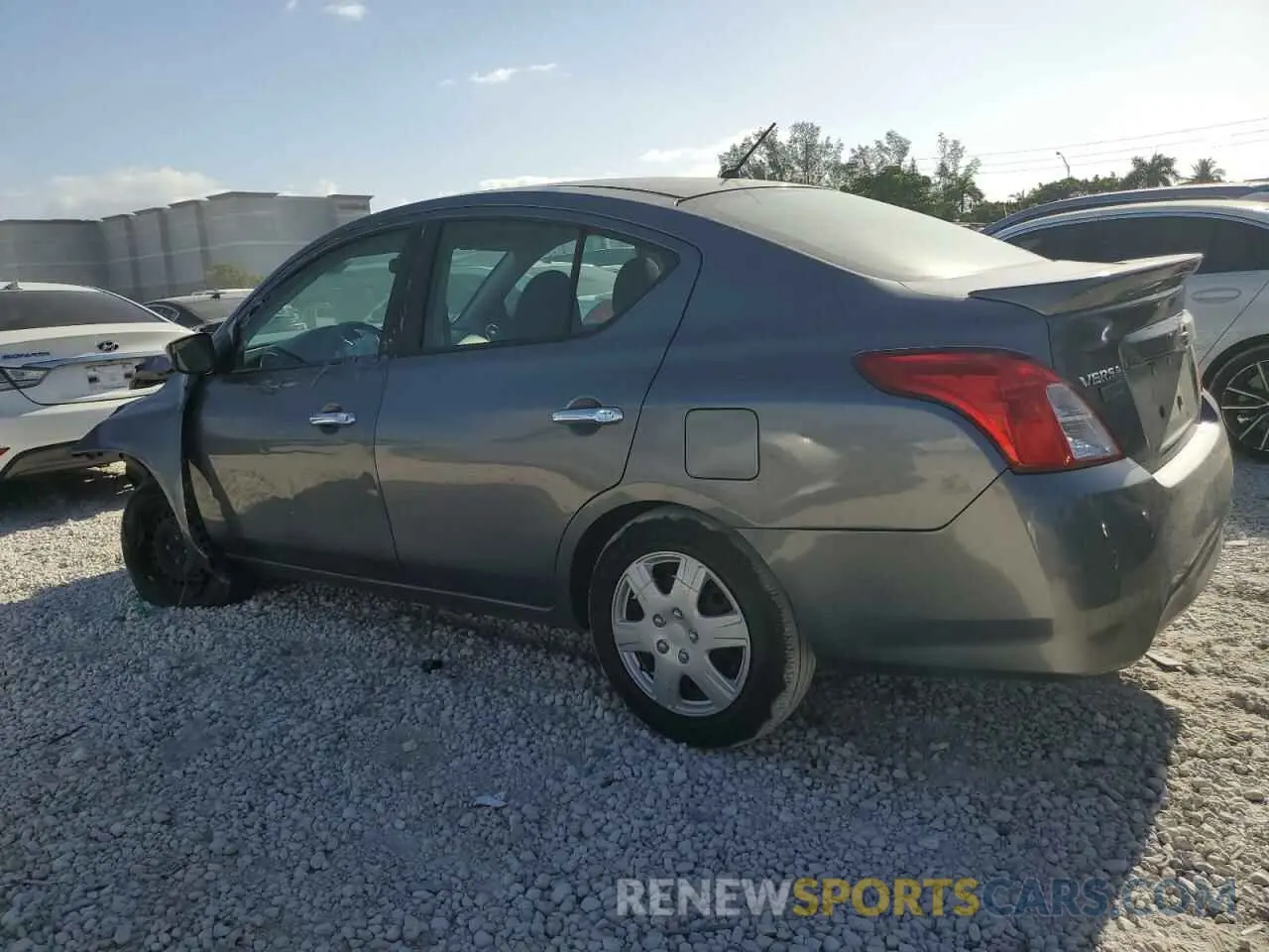 2 Photograph of a damaged car 3N1CN7AP8KL825716 NISSAN VERSA 2019
