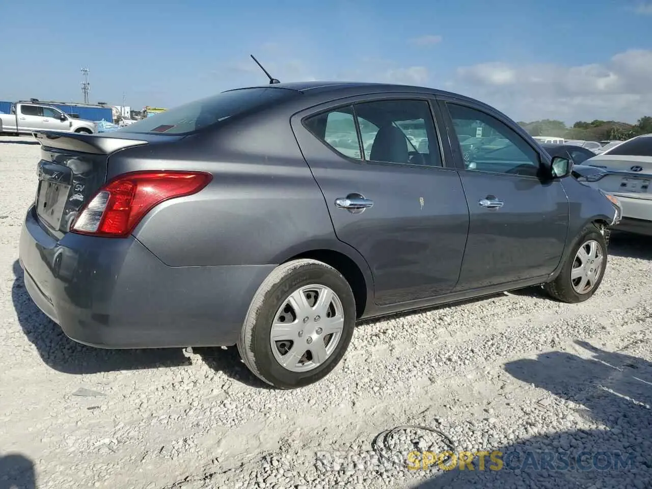 3 Photograph of a damaged car 3N1CN7AP8KL825716 NISSAN VERSA 2019