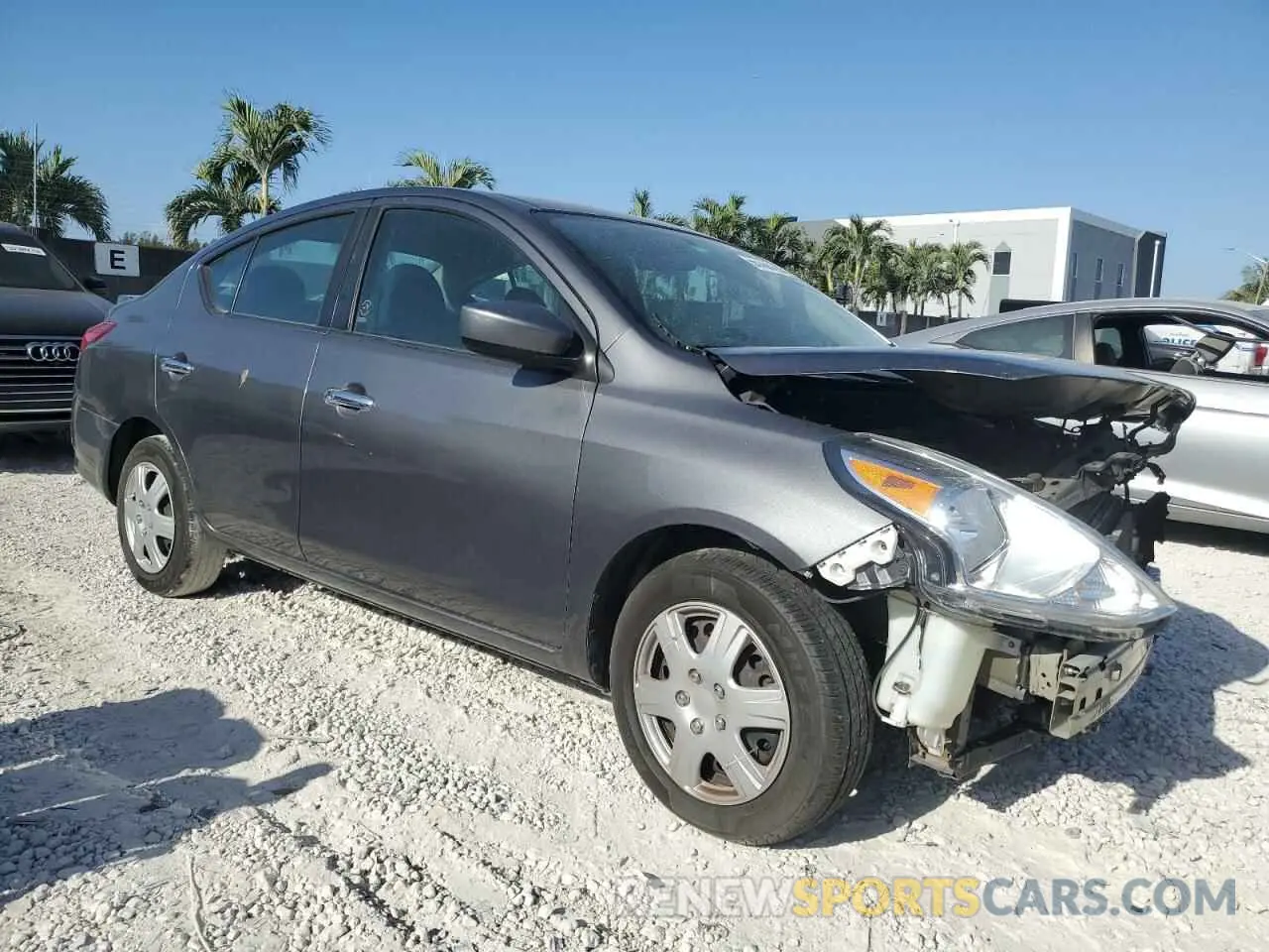 4 Photograph of a damaged car 3N1CN7AP8KL825716 NISSAN VERSA 2019