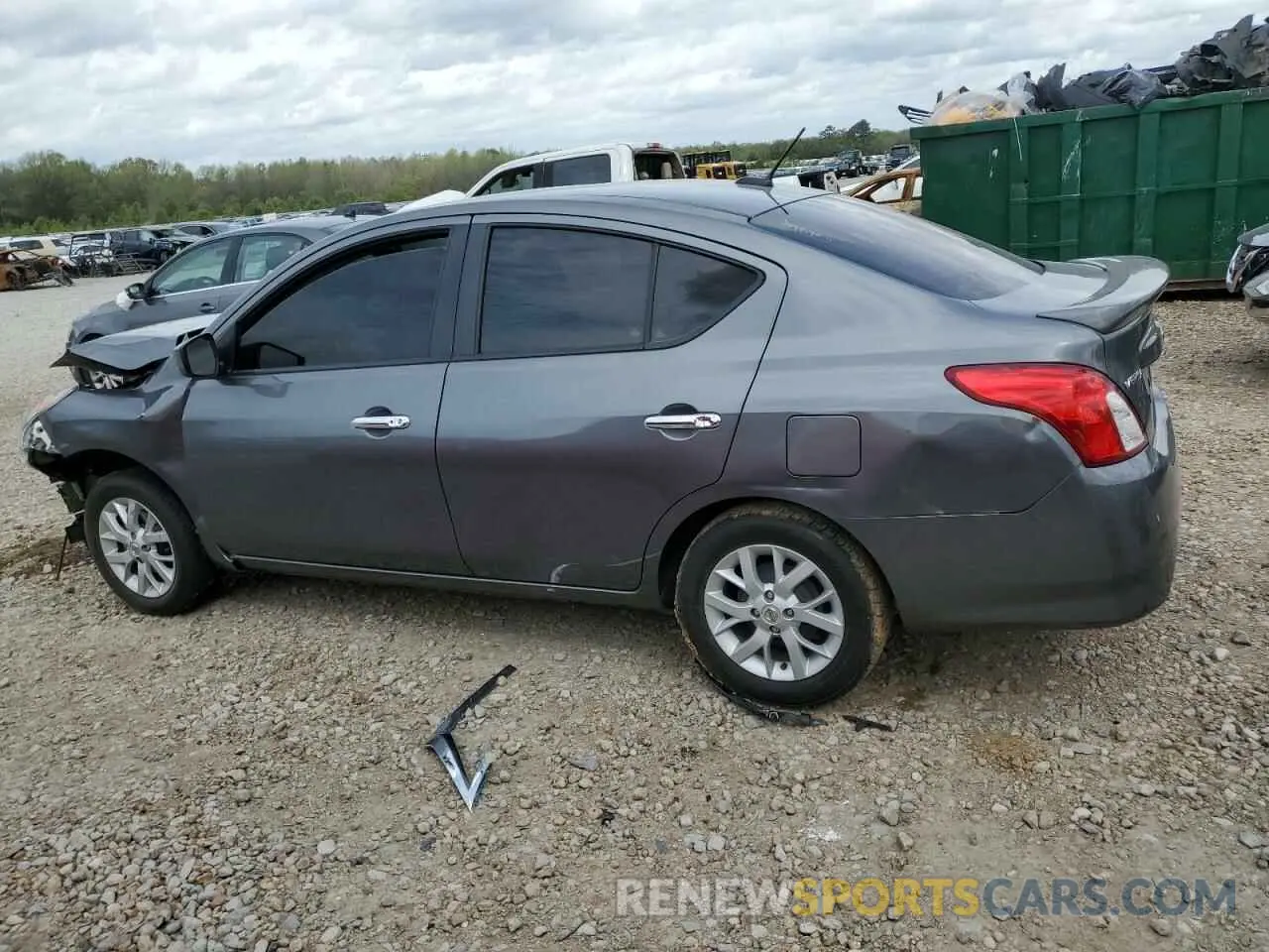 2 Photograph of a damaged car 3N1CN7AP8KL826199 NISSAN VERSA 2019