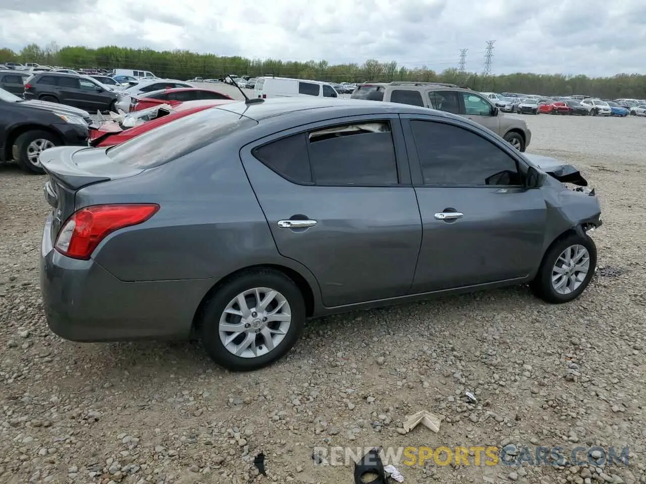 3 Photograph of a damaged car 3N1CN7AP8KL826199 NISSAN VERSA 2019