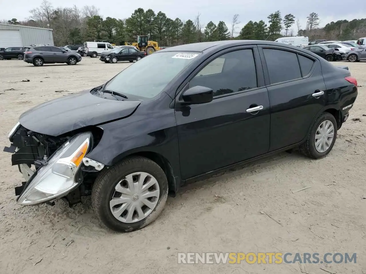 1 Photograph of a damaged car 3N1CN7AP8KL829720 NISSAN VERSA 2019