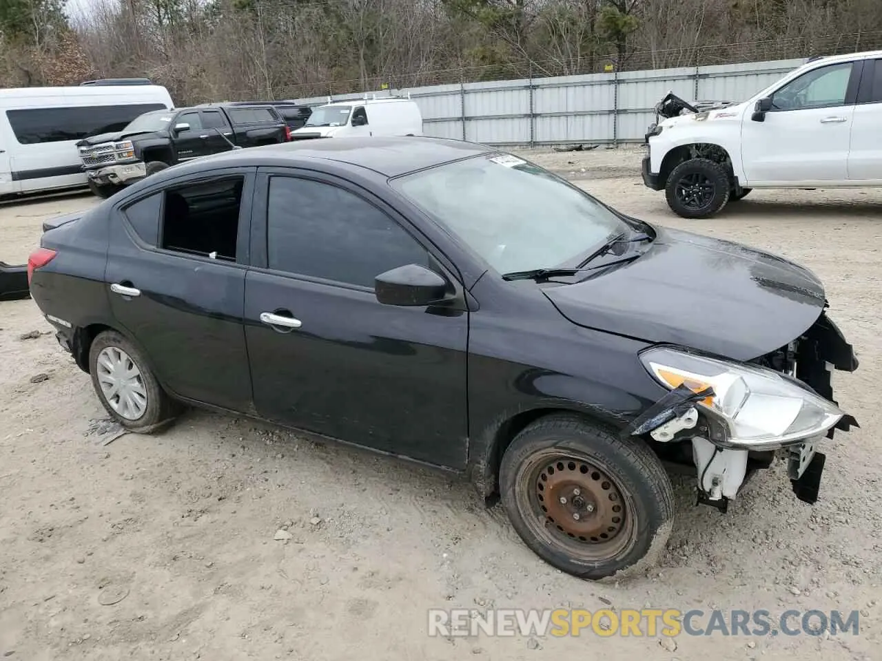 4 Photograph of a damaged car 3N1CN7AP8KL829720 NISSAN VERSA 2019