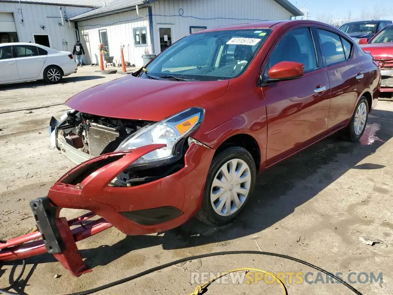 1 Photograph of a damaged car 3N1CN7AP8KL836120 NISSAN VERSA 2019