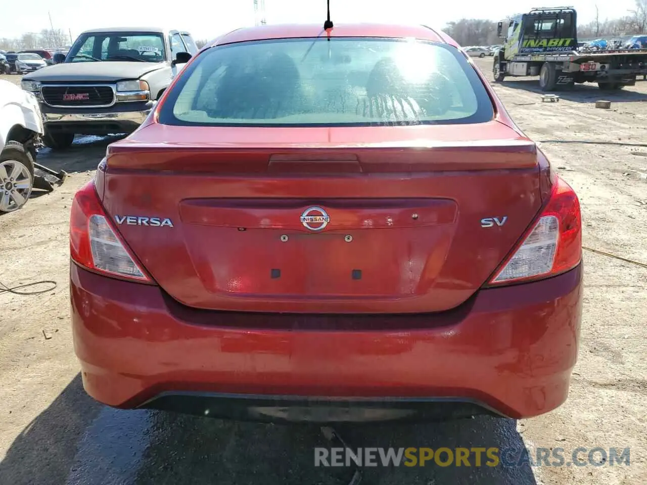 6 Photograph of a damaged car 3N1CN7AP8KL836120 NISSAN VERSA 2019