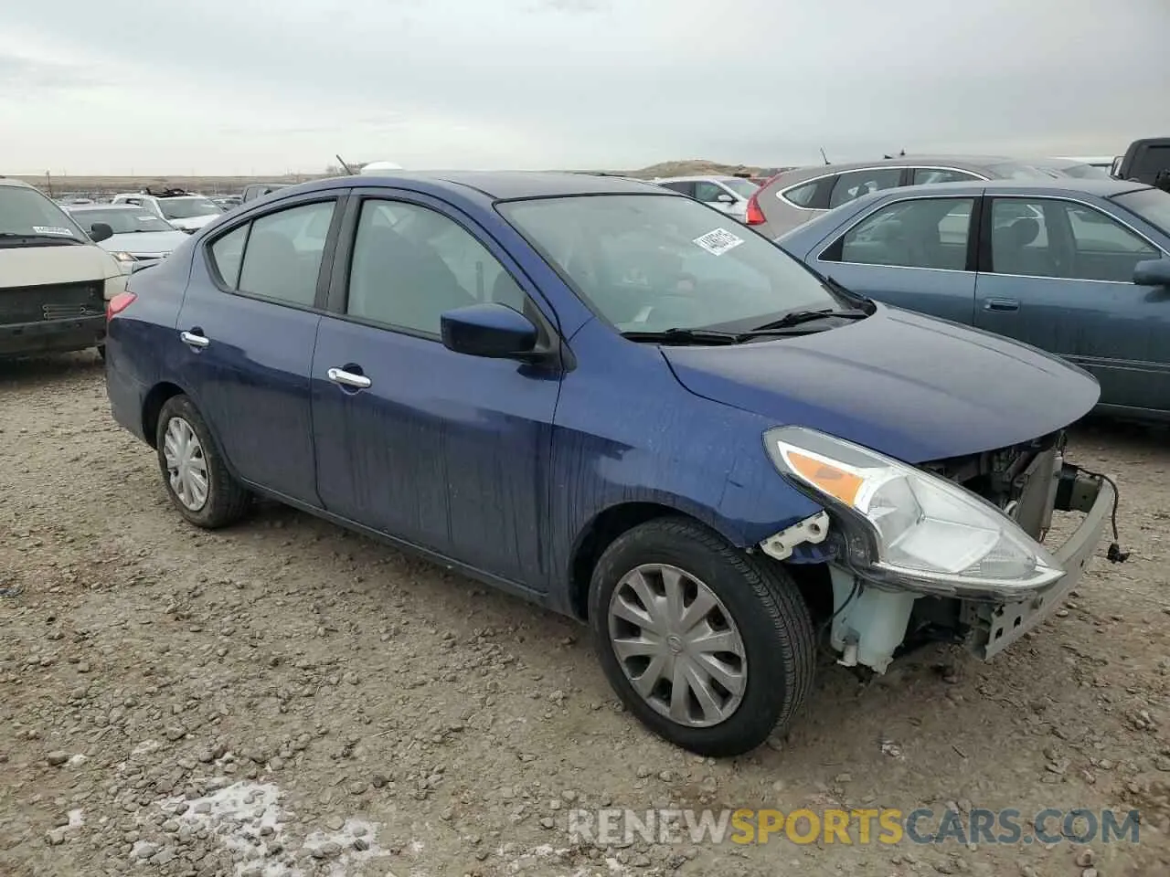 4 Photograph of a damaged car 3N1CN7AP8KL836215 NISSAN VERSA 2019
