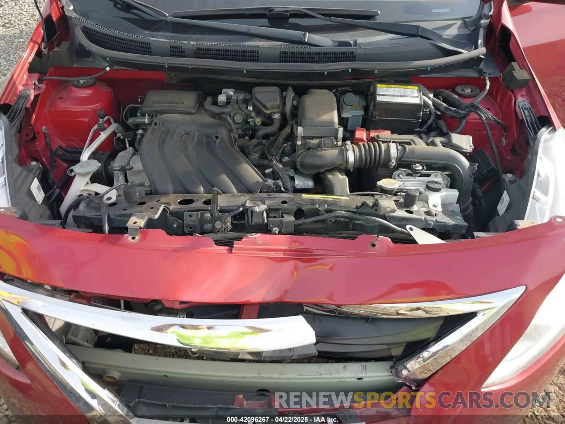 10 Photograph of a damaged car 3N1CN7AP8KL843407 NISSAN VERSA 2019