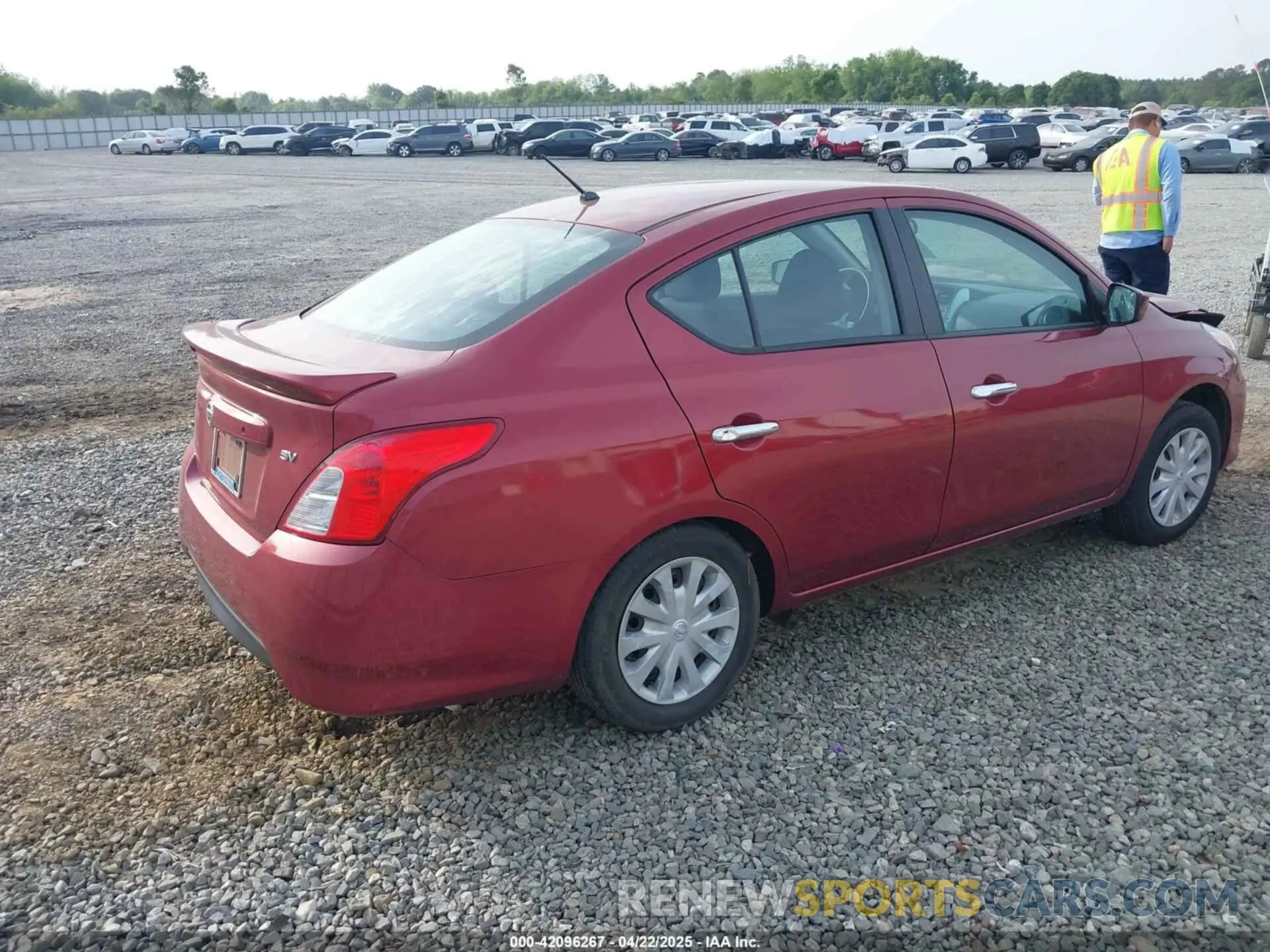 4 Photograph of a damaged car 3N1CN7AP8KL843407 NISSAN VERSA 2019