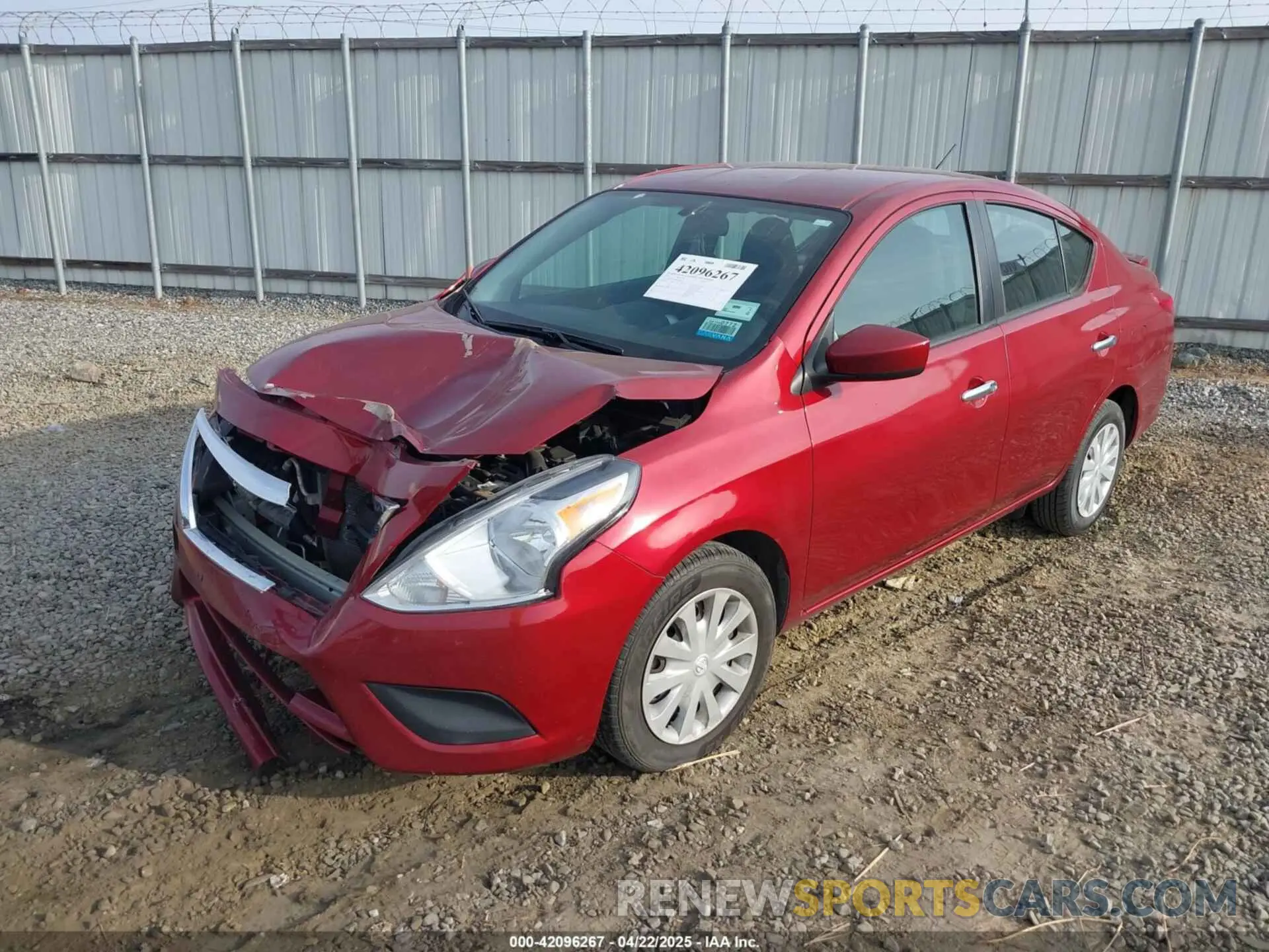 6 Photograph of a damaged car 3N1CN7AP8KL843407 NISSAN VERSA 2019